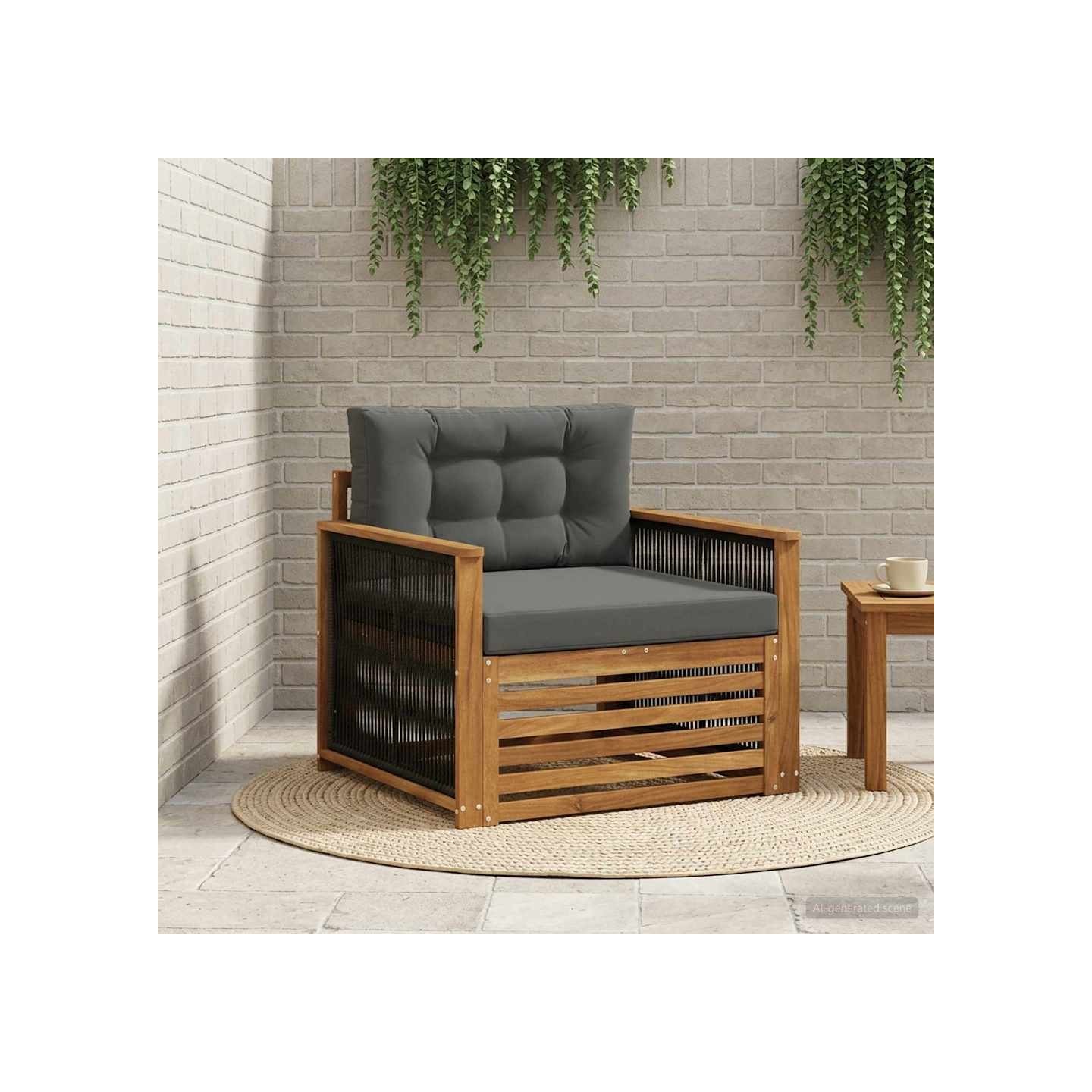 Sofa de milieu extérieur Naturel