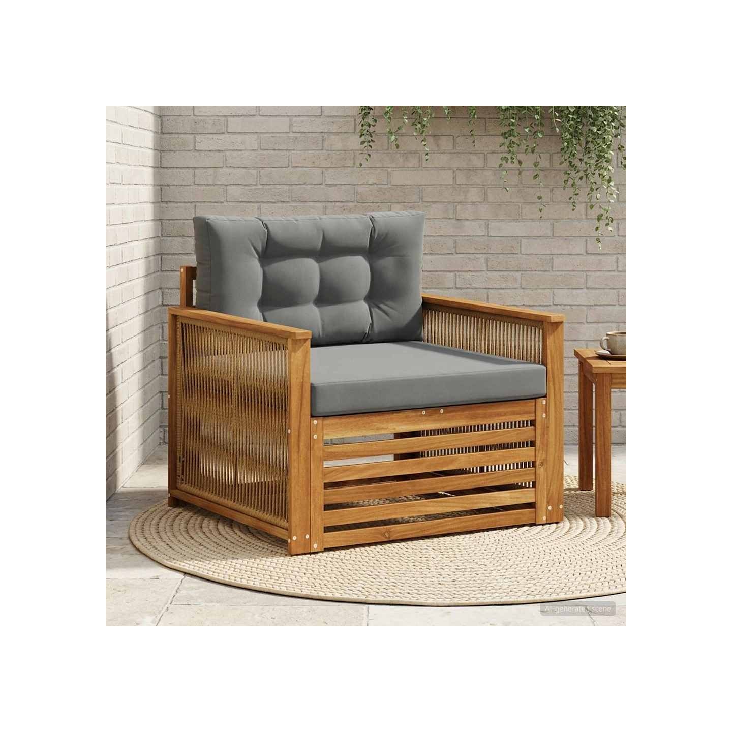 Sofa de milieu extérieur Naturel