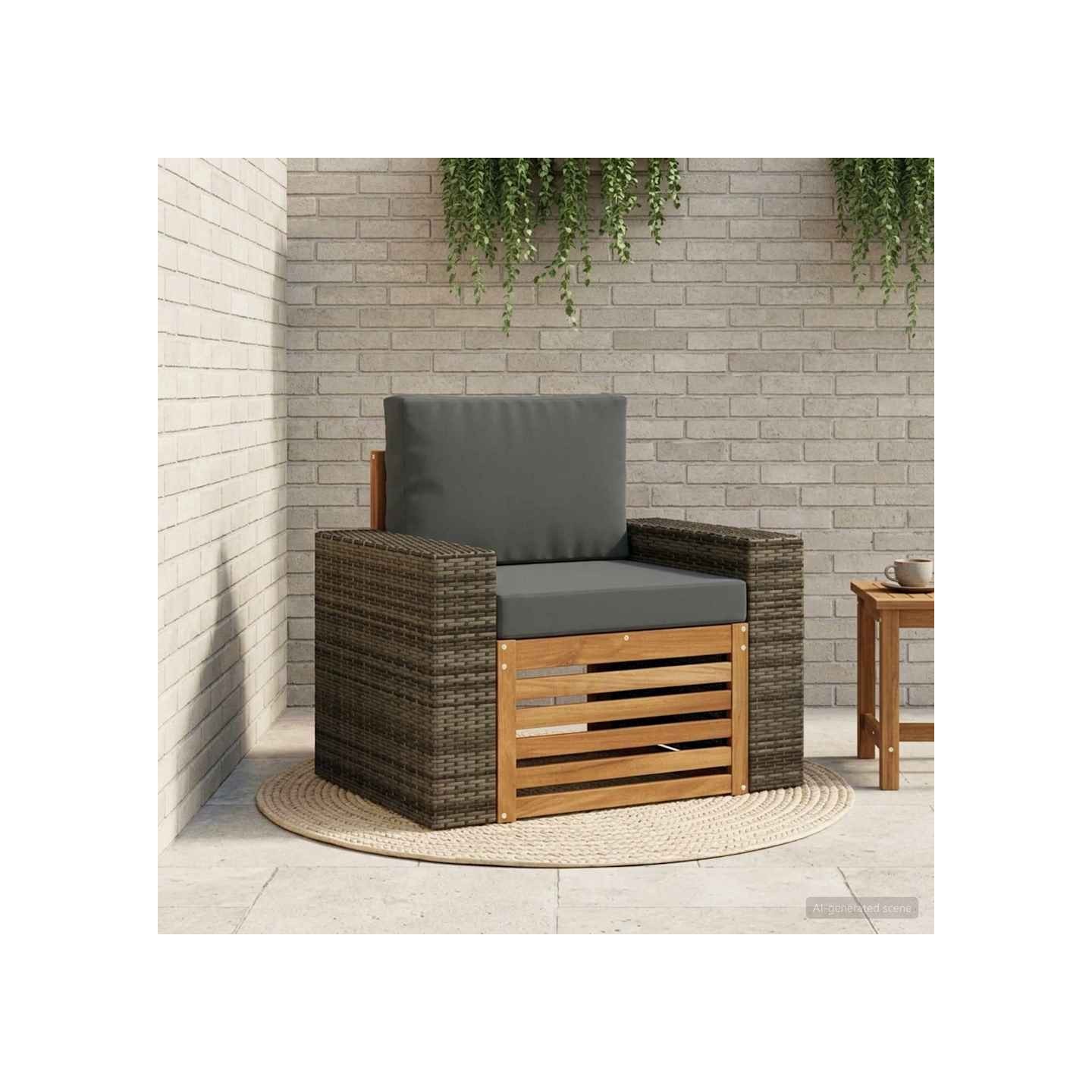 Sofa de milieu extérieur Naturel
