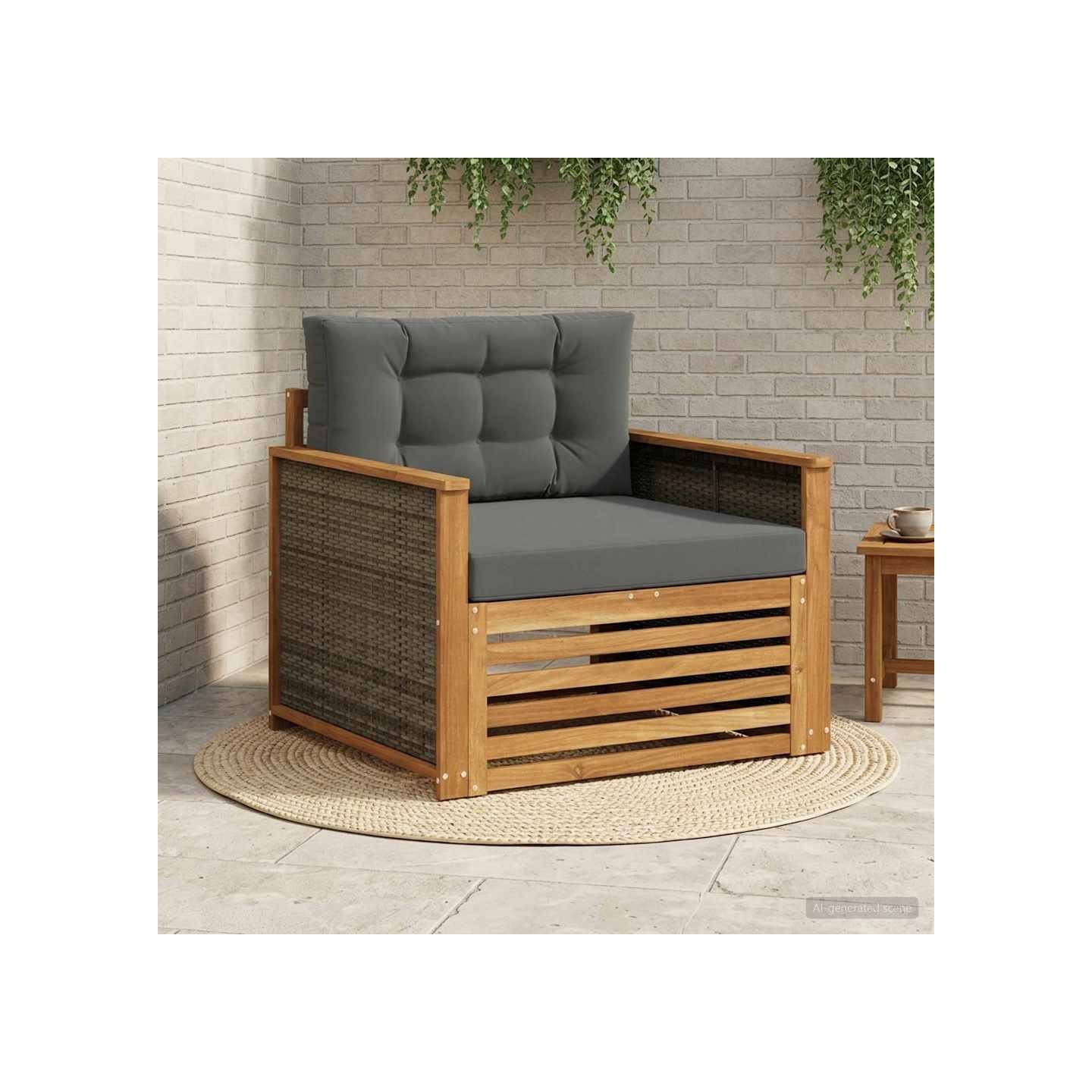 Sofa de milieu extérieur Naturel