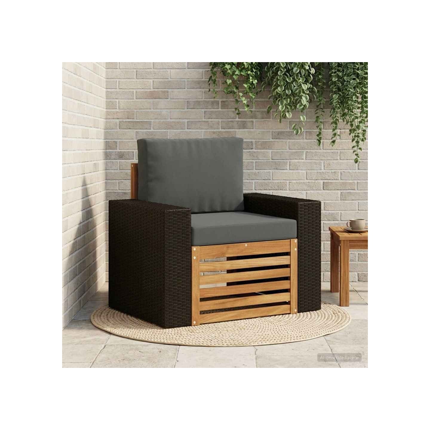 Sofa de milieu extérieur Naturel