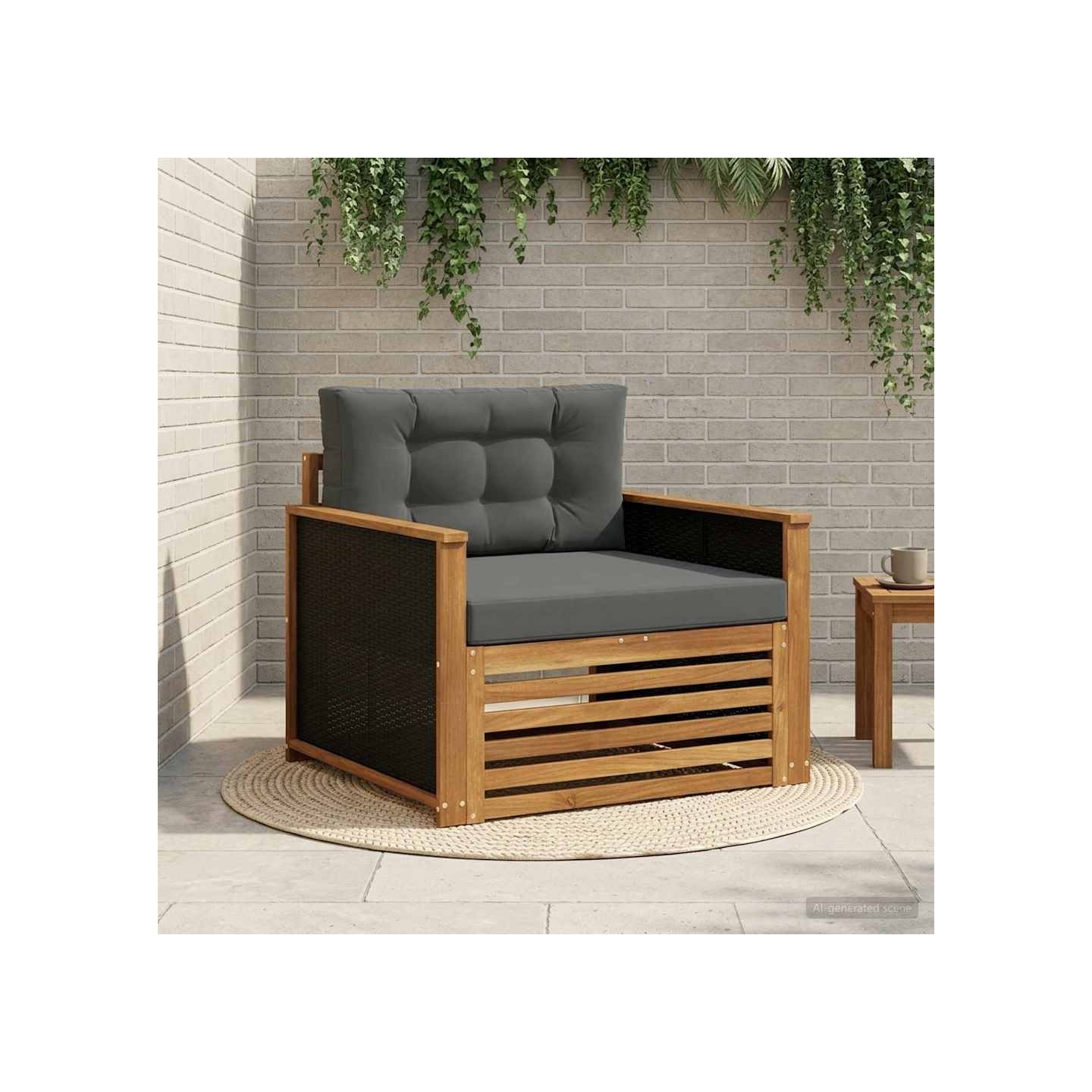 Sofa de milieu extérieur Naturel
