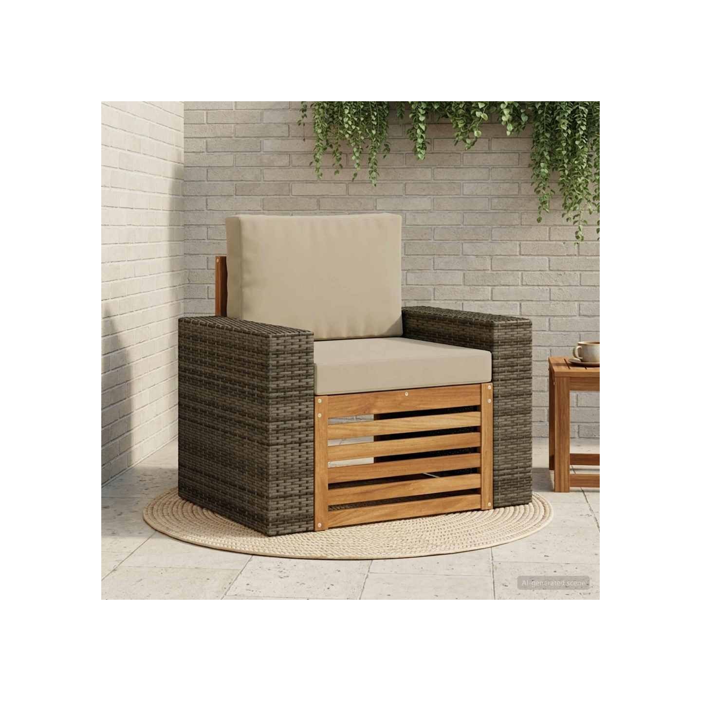 Sofa de milieu extérieur Naturel