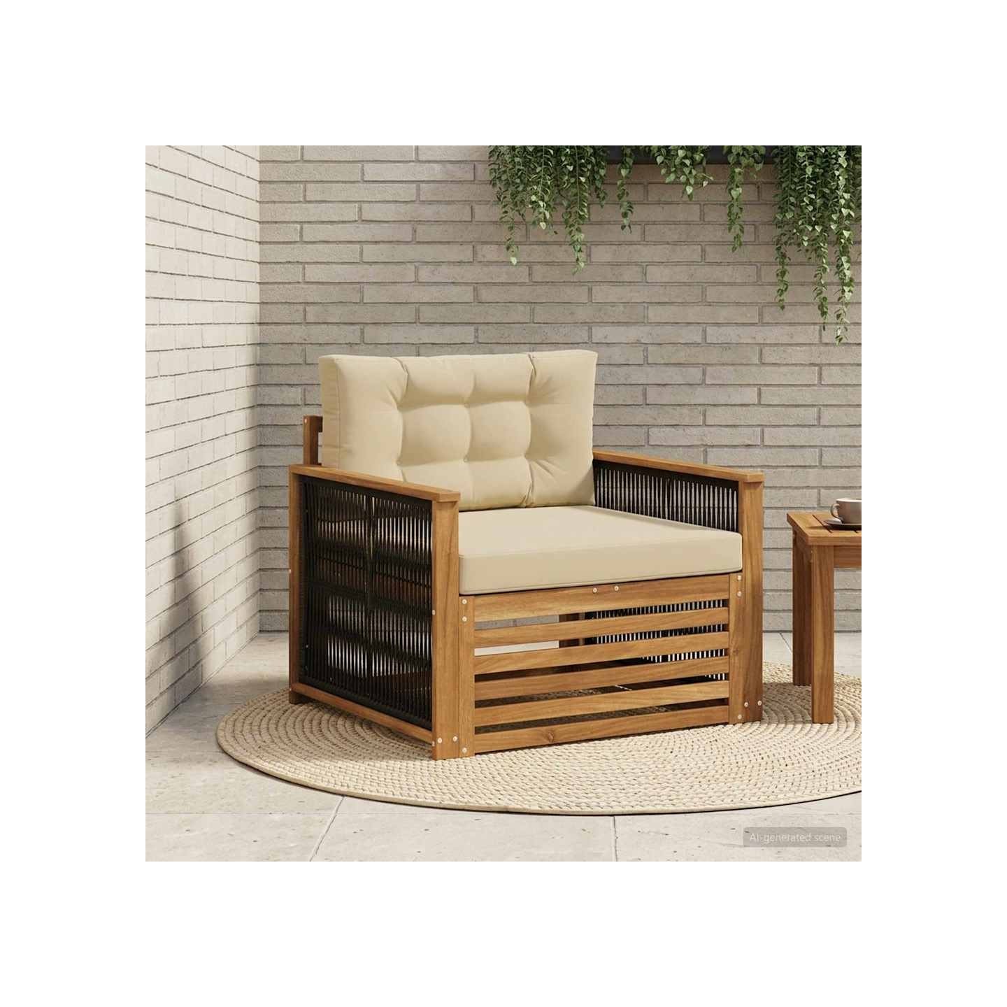 Sofa de milieu extérieur Naturel
