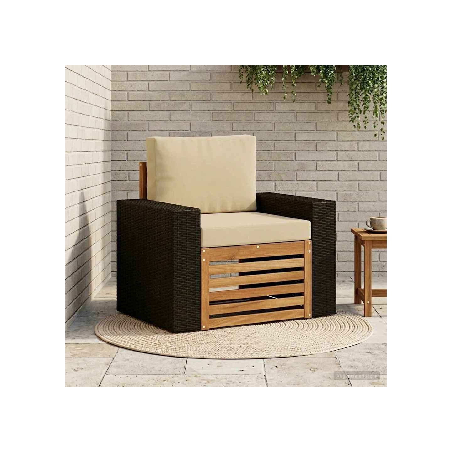 Sofa de milieu extérieur Naturel