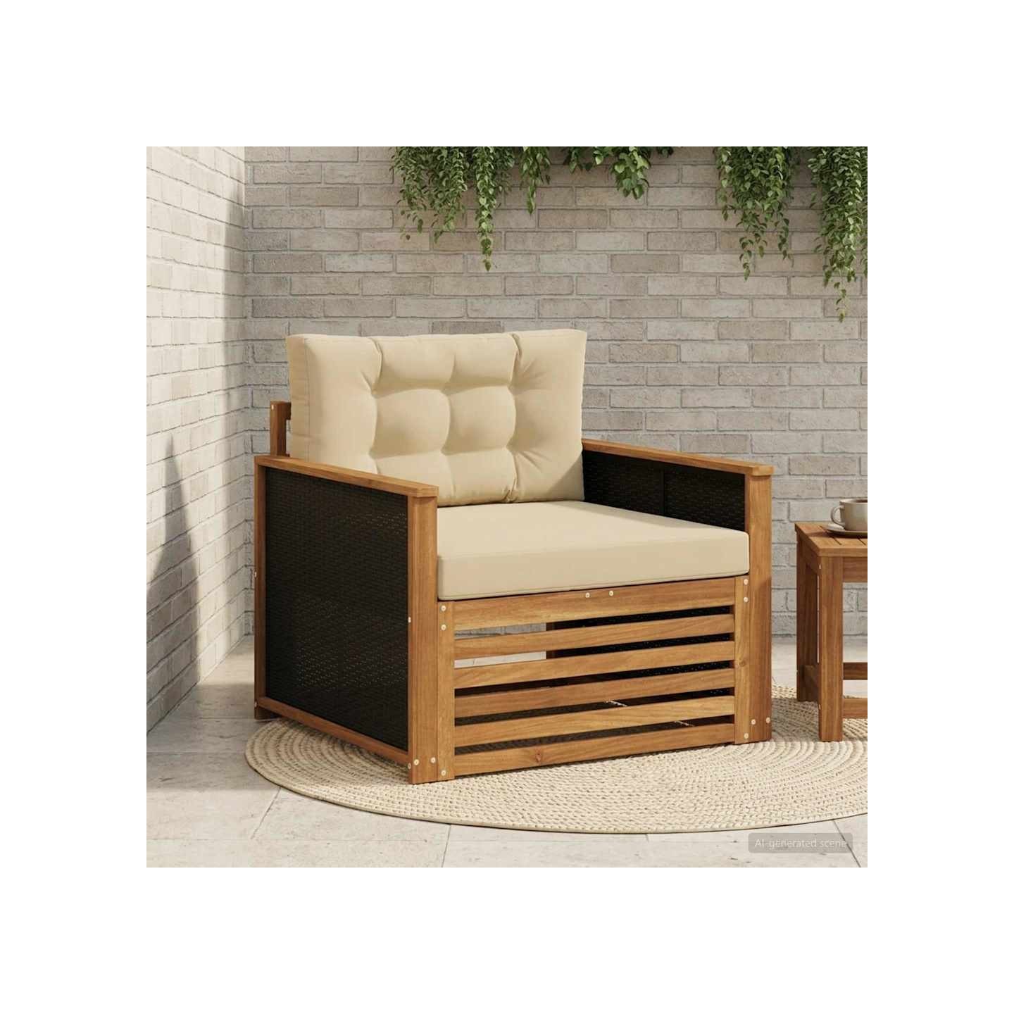Sofa de milieu extérieur Naturel