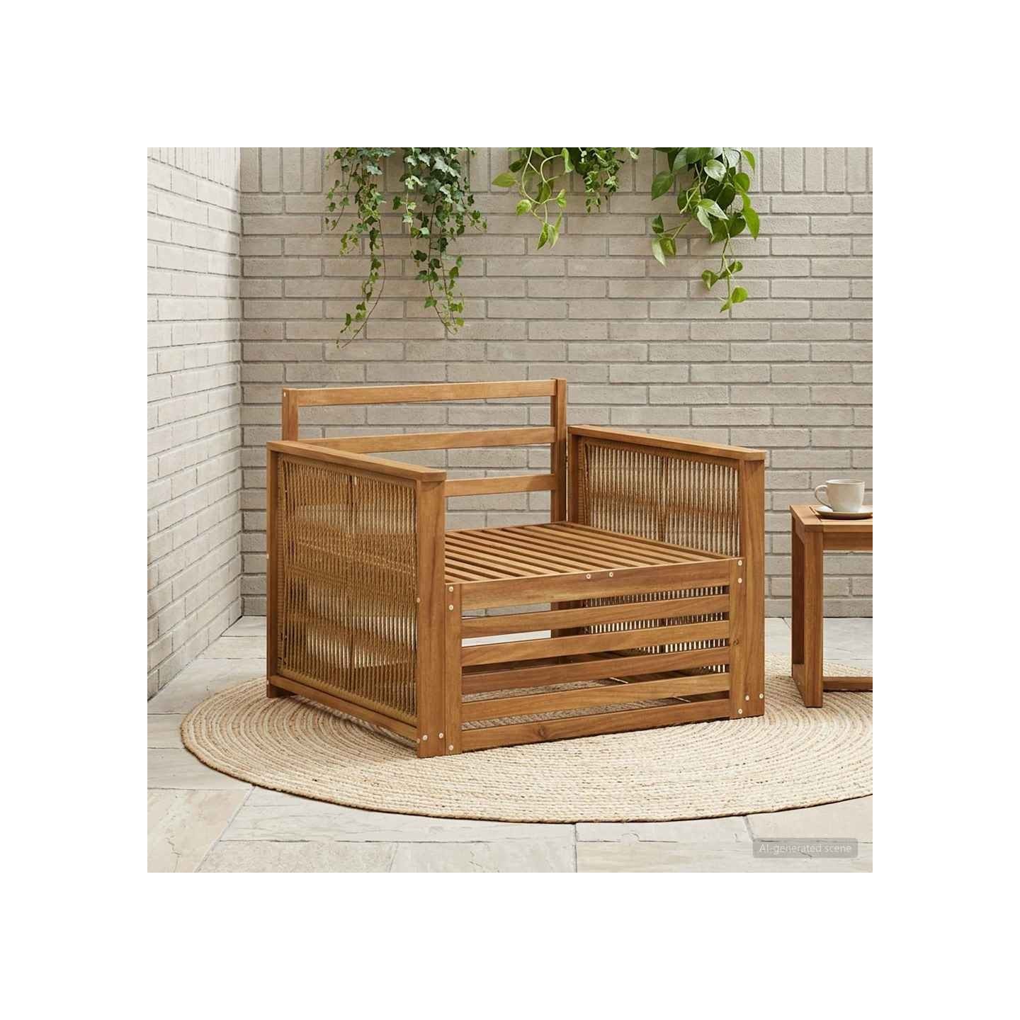 Sofa de milieu extérieur Naturel