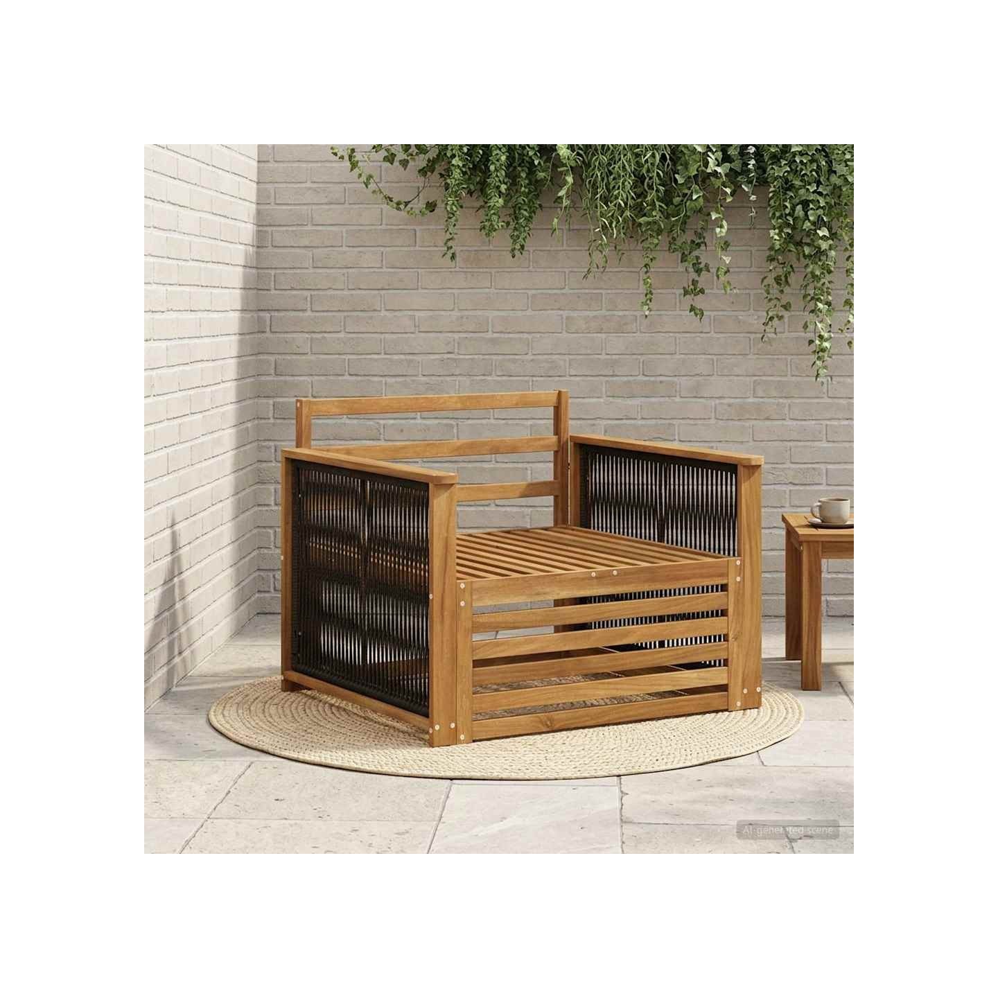 Sofa de milieu extérieur Naturel