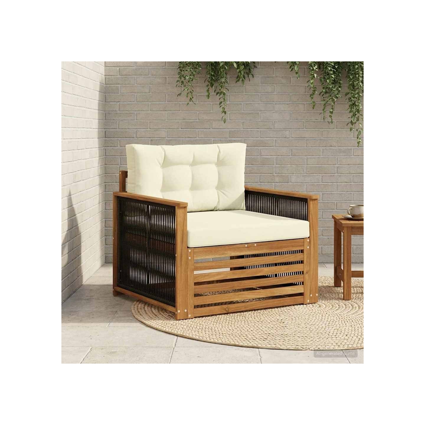 Sofa de milieu extérieur Naturel
