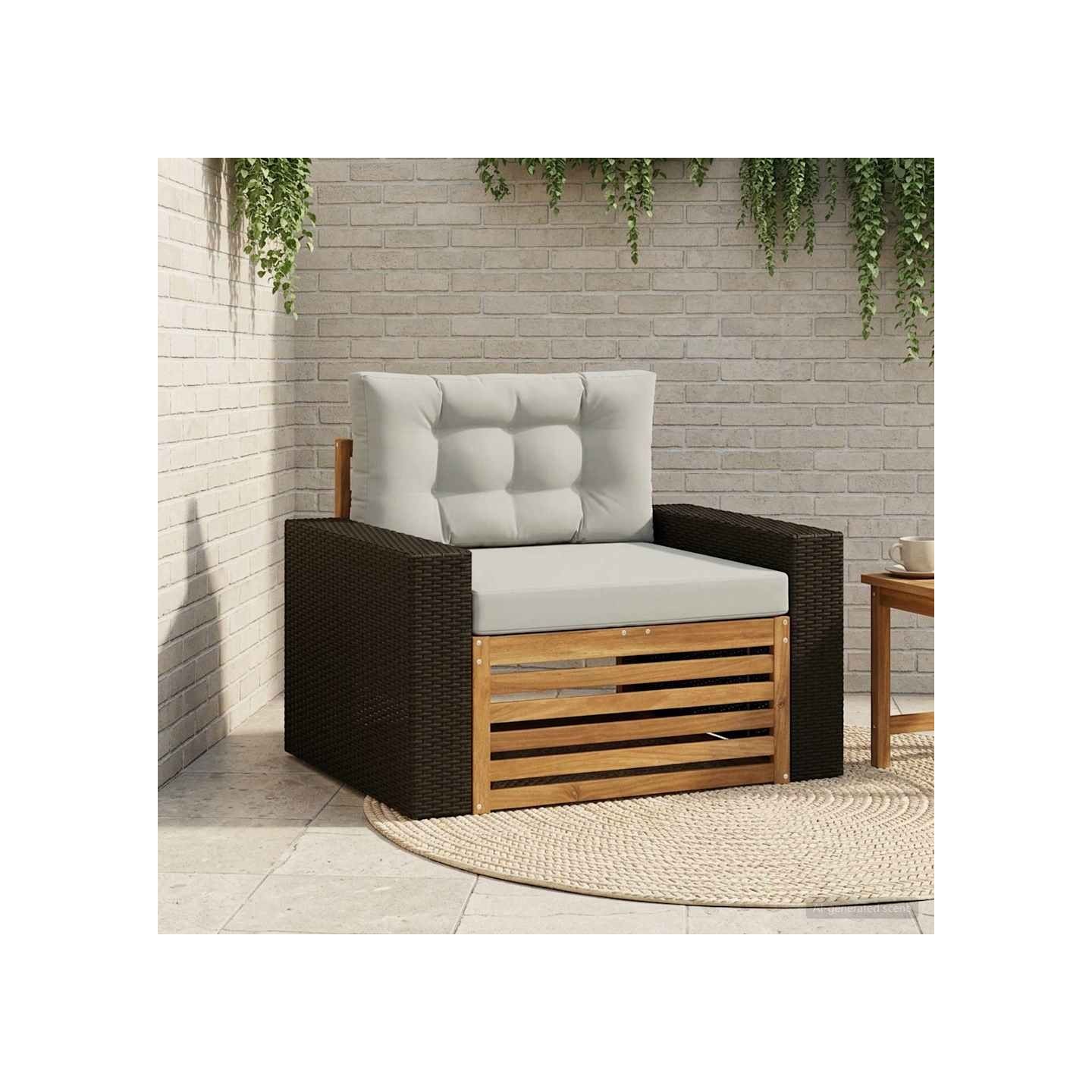 Sofa de milieu extérieur Naturel