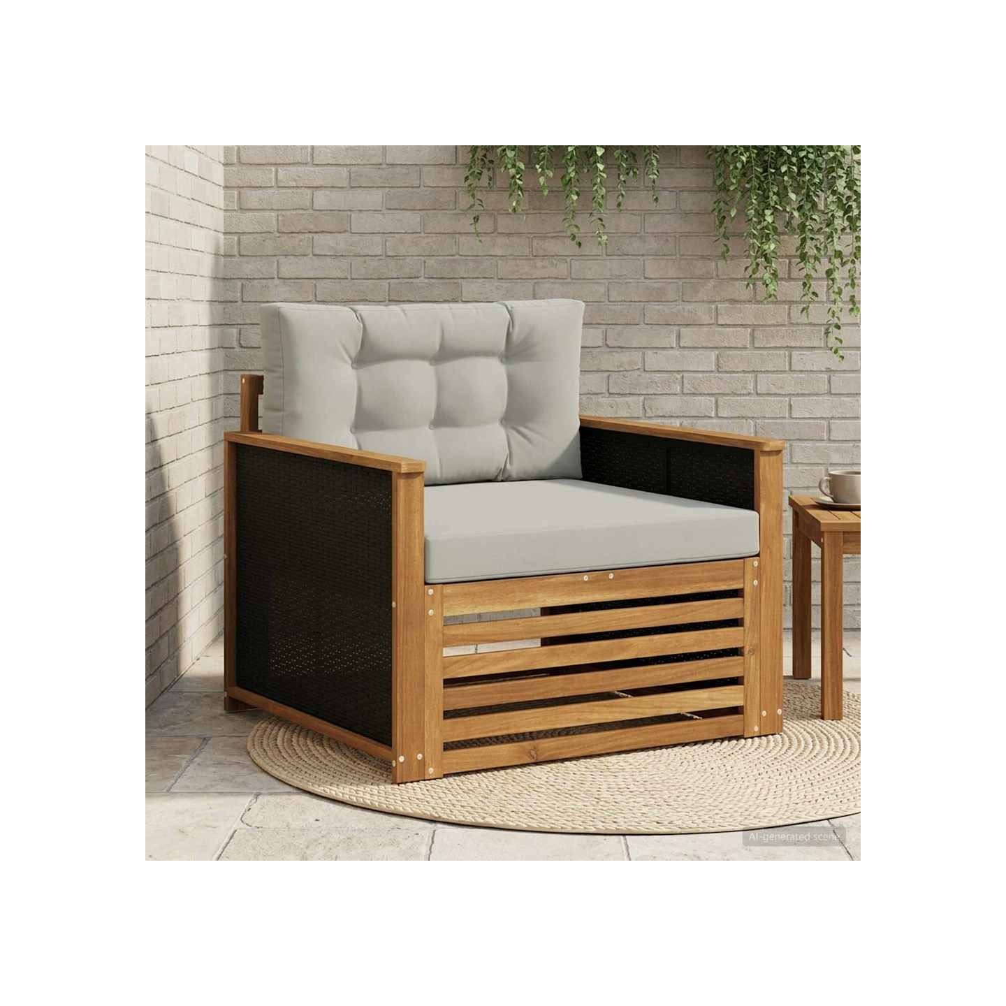 Sofa de milieu extérieur Naturel