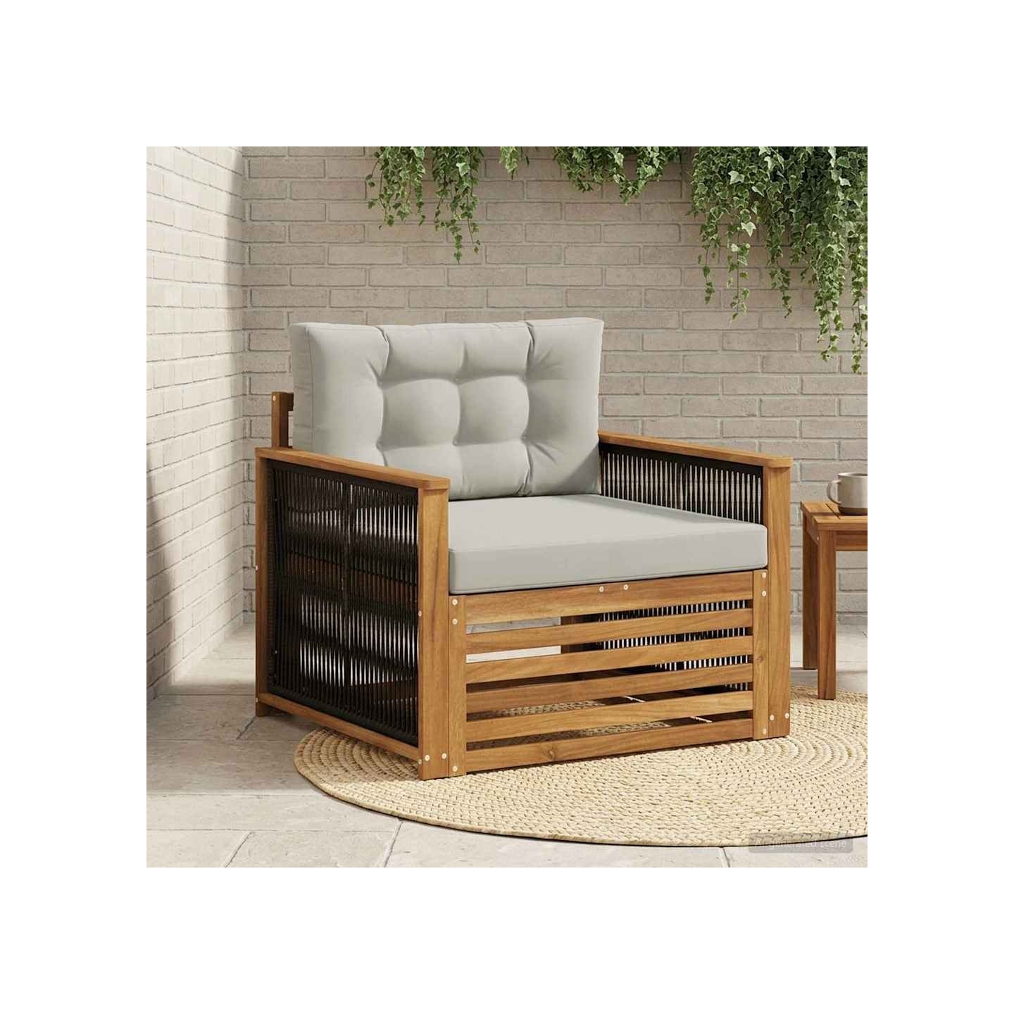 Sofa de milieu extérieur Naturel