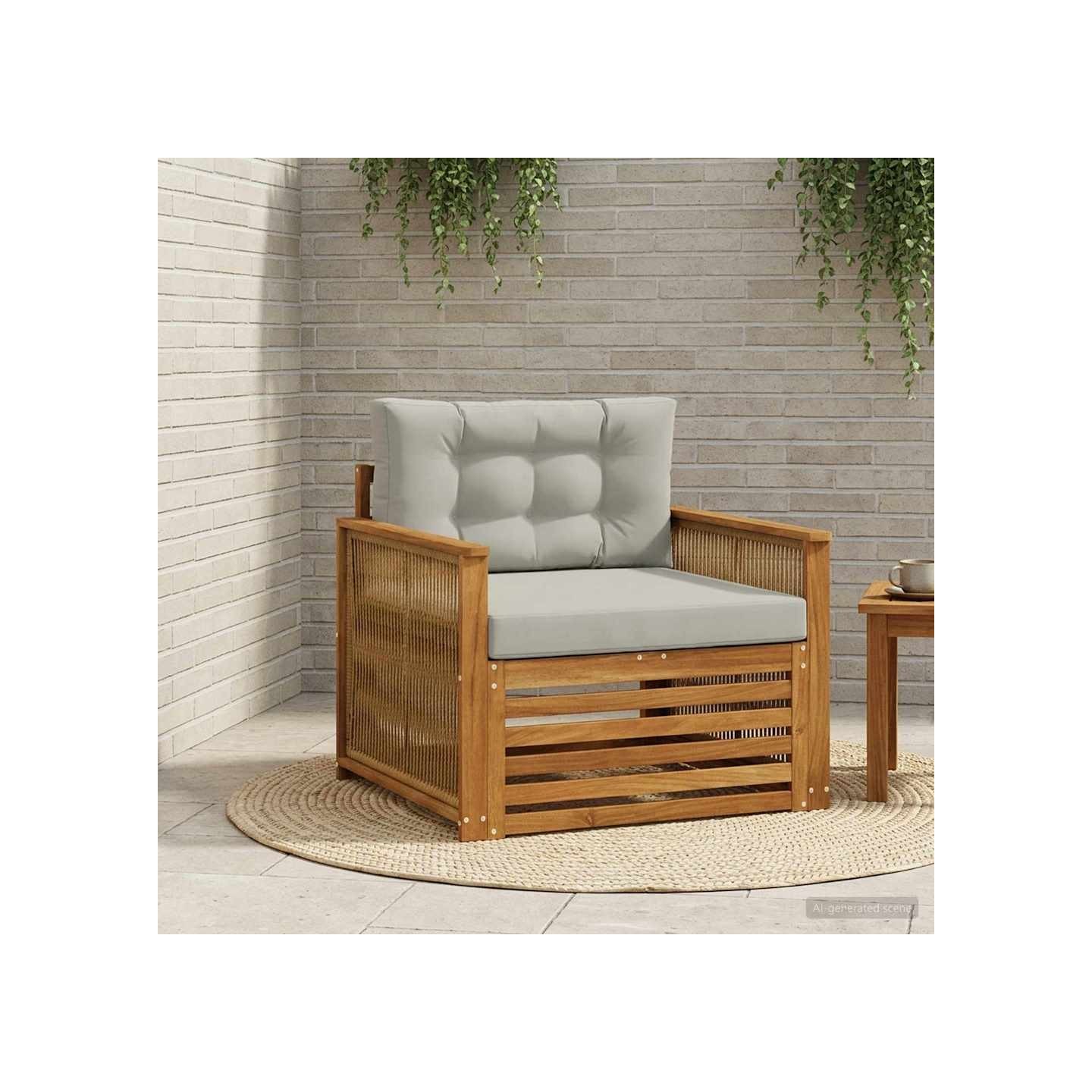 Sofa de milieu extérieur Naturel