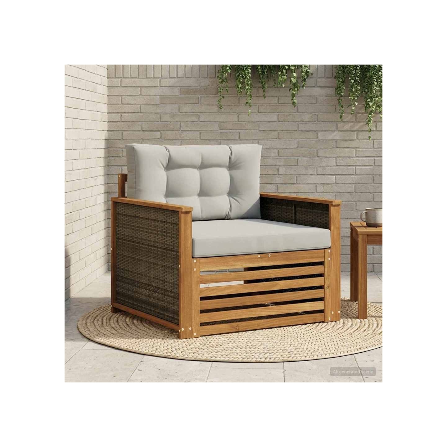 Sofa de milieu extérieur Naturel