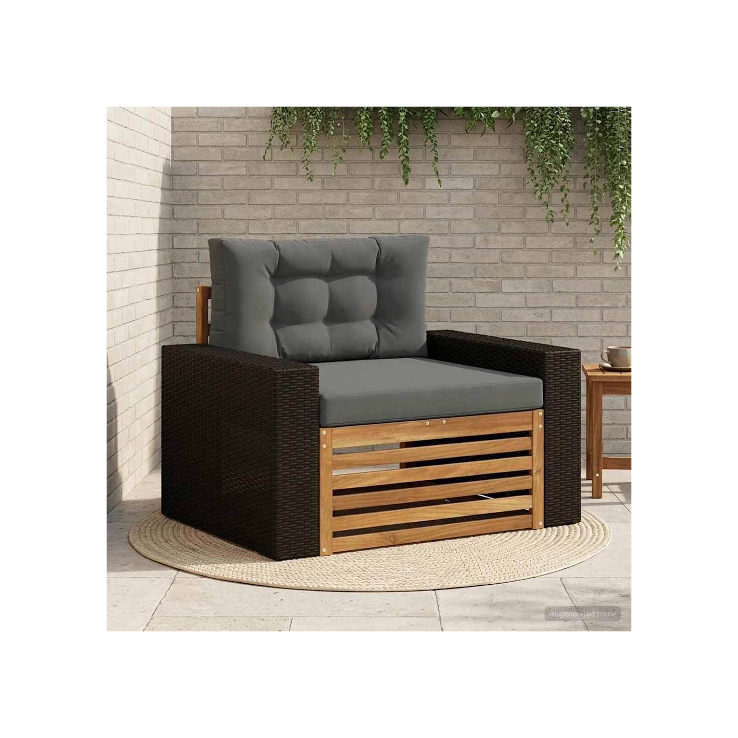 Sofa de milieu extérieur Naturel