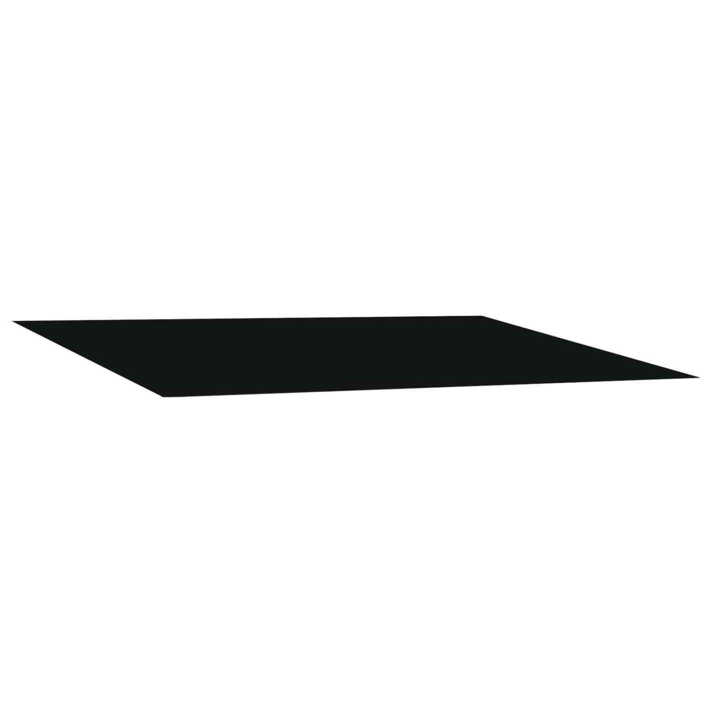 Toile de rechange pour auvent Noir 350 x 250 cm Polyester