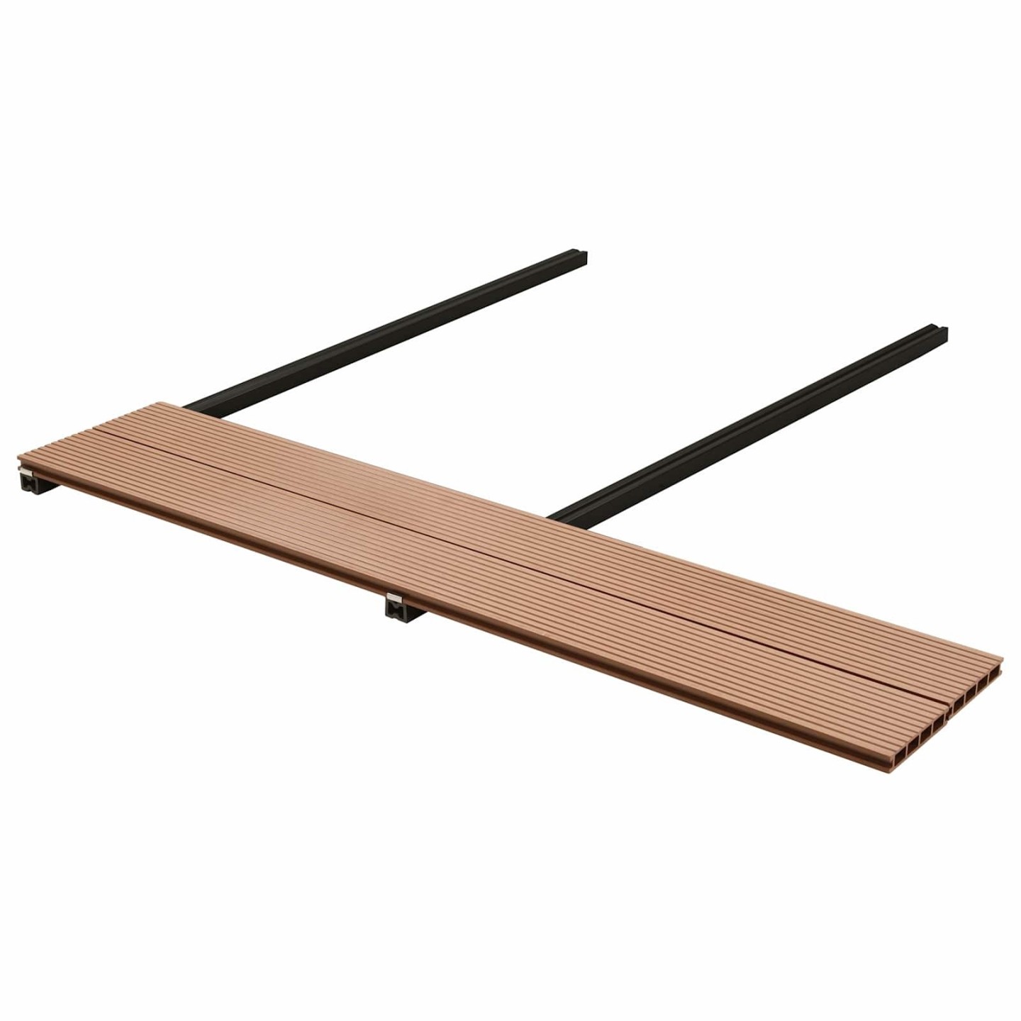 Planche de terrasse 48 pc Marron WPC