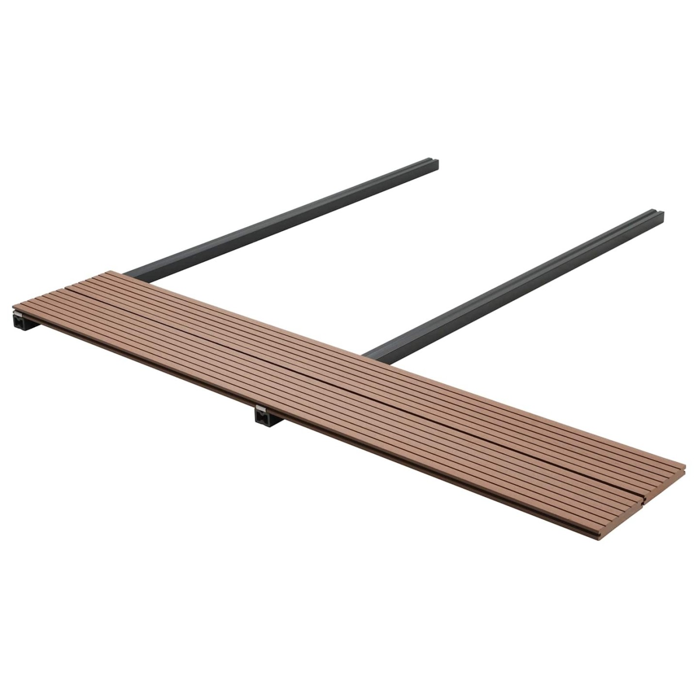 Planche de terrasse 90 pc Marron Clair WPC
