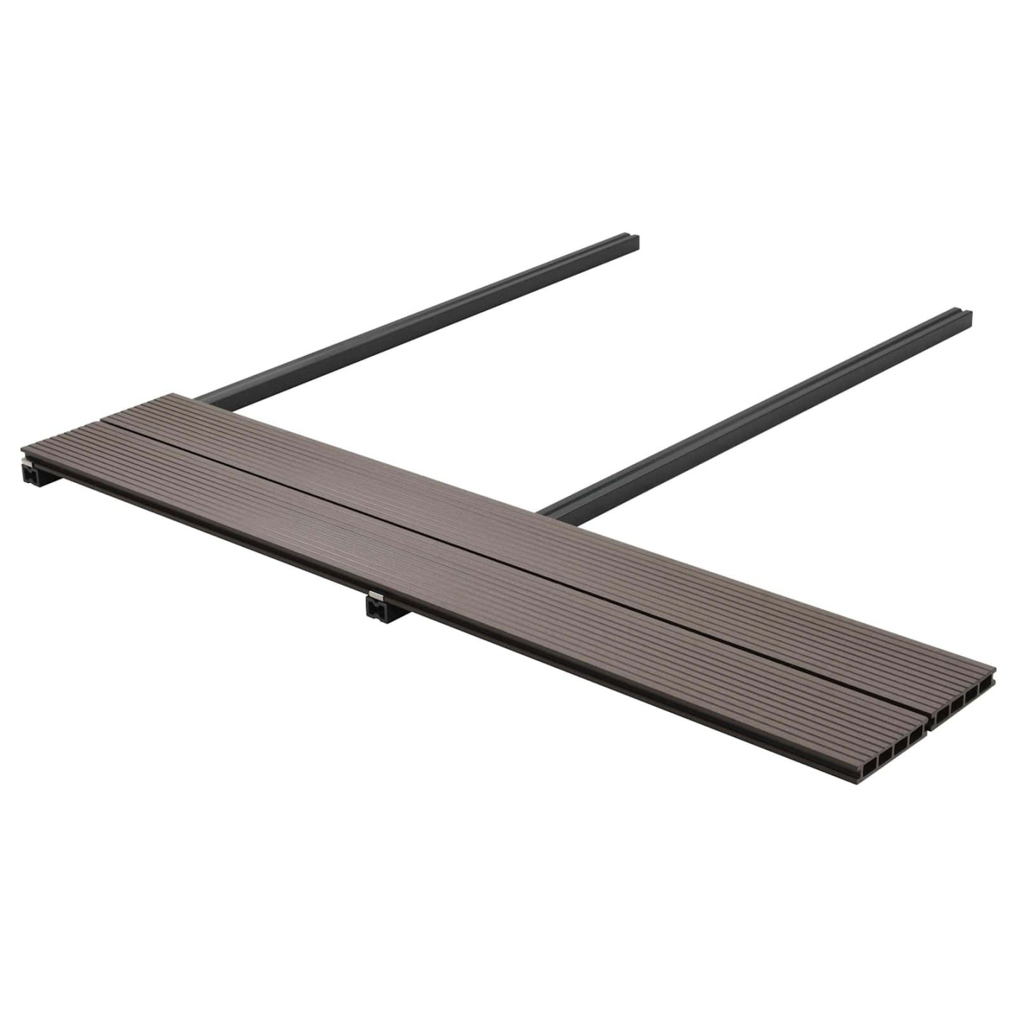 Planche de terrasse 30 pc Marron foncé WPC