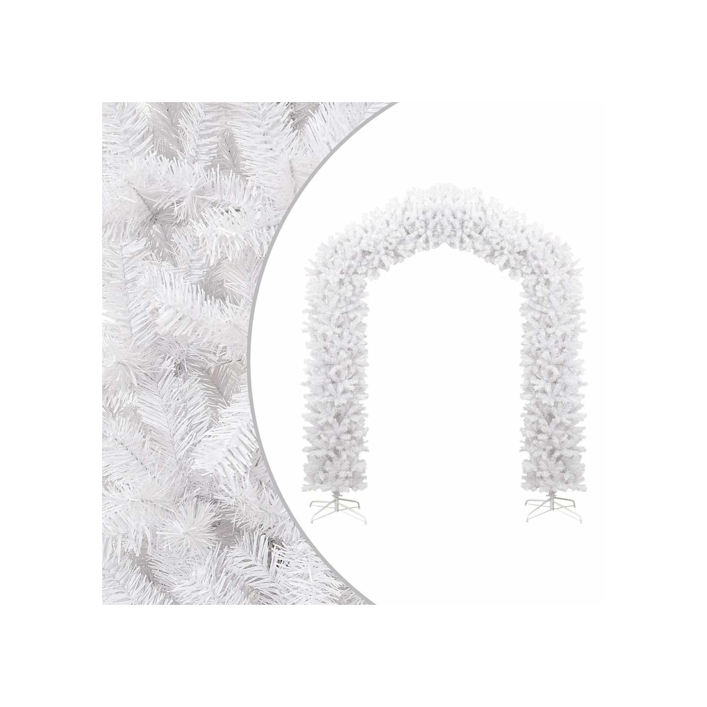 Arche d'arbre de Noël Blanc 270 cm