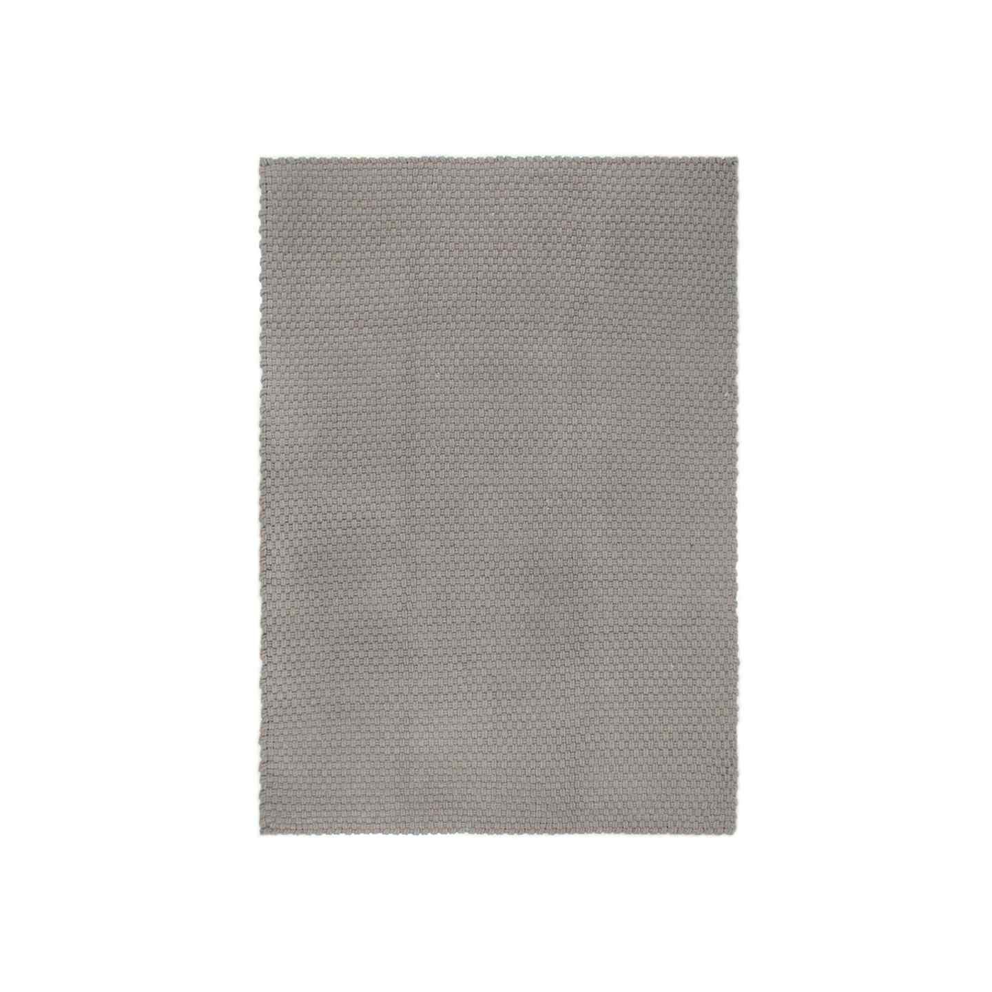 Tapis rectangulaire Gris 160x230 cm Coton