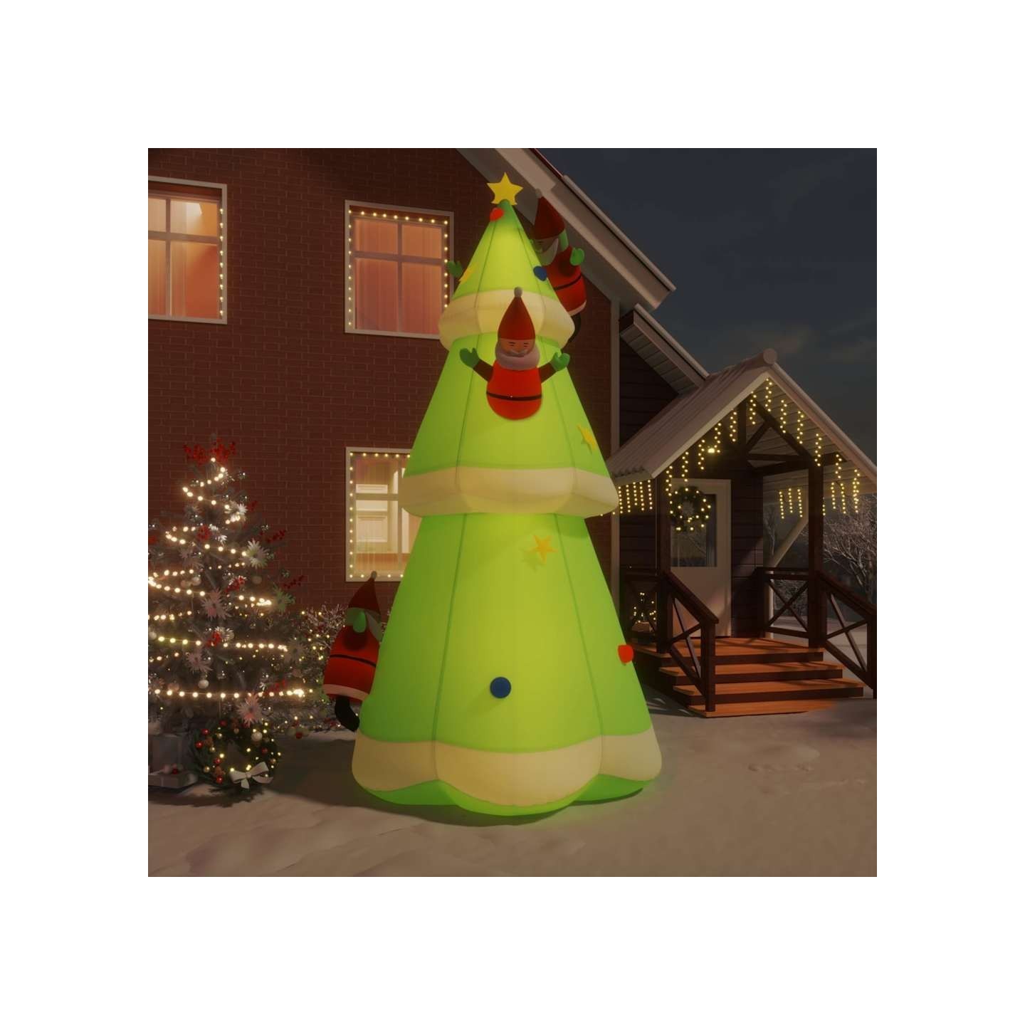 Arbre de Noël gonflable avec LED 500 cm