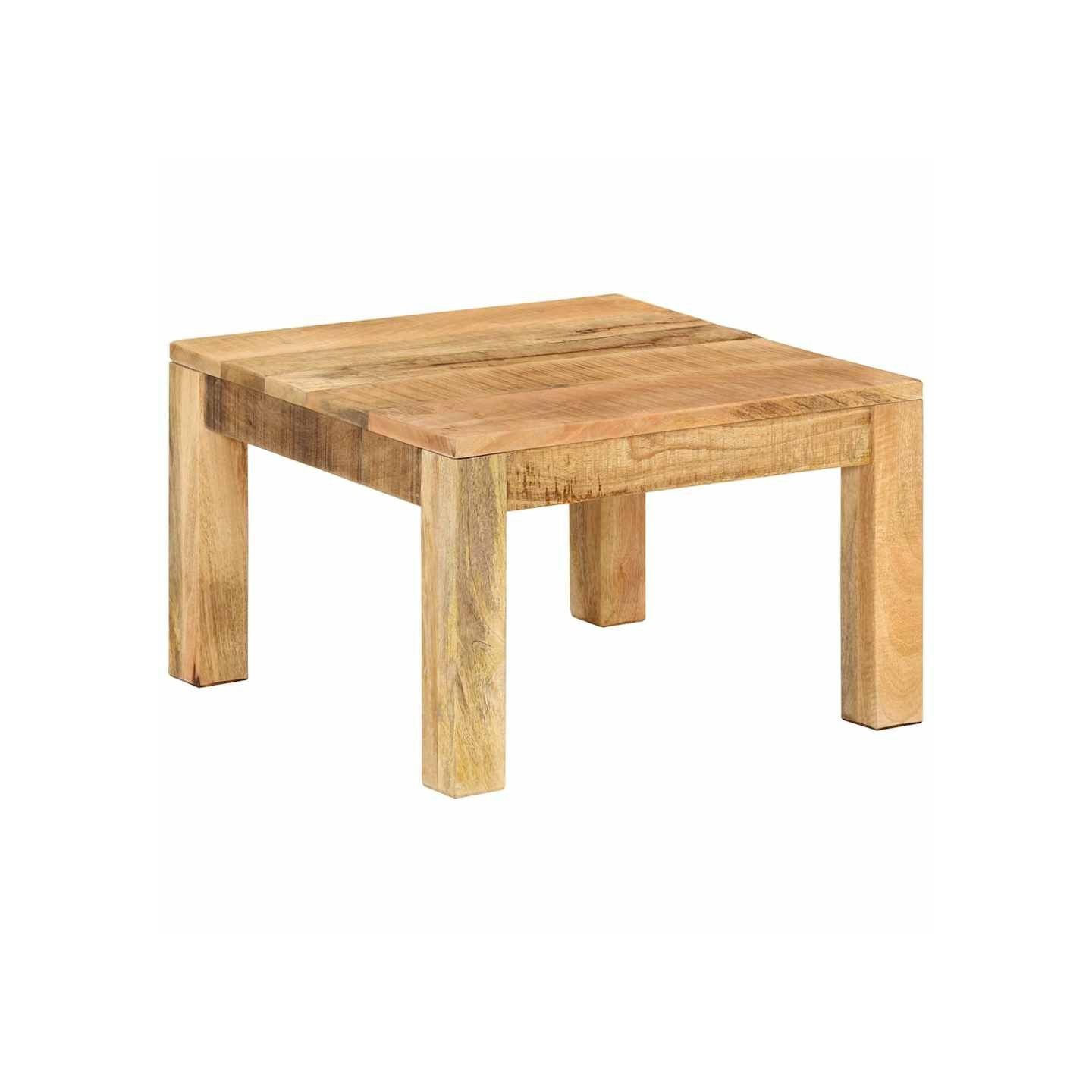 Table basse 55x55x35 cm Bois de manguier massif
