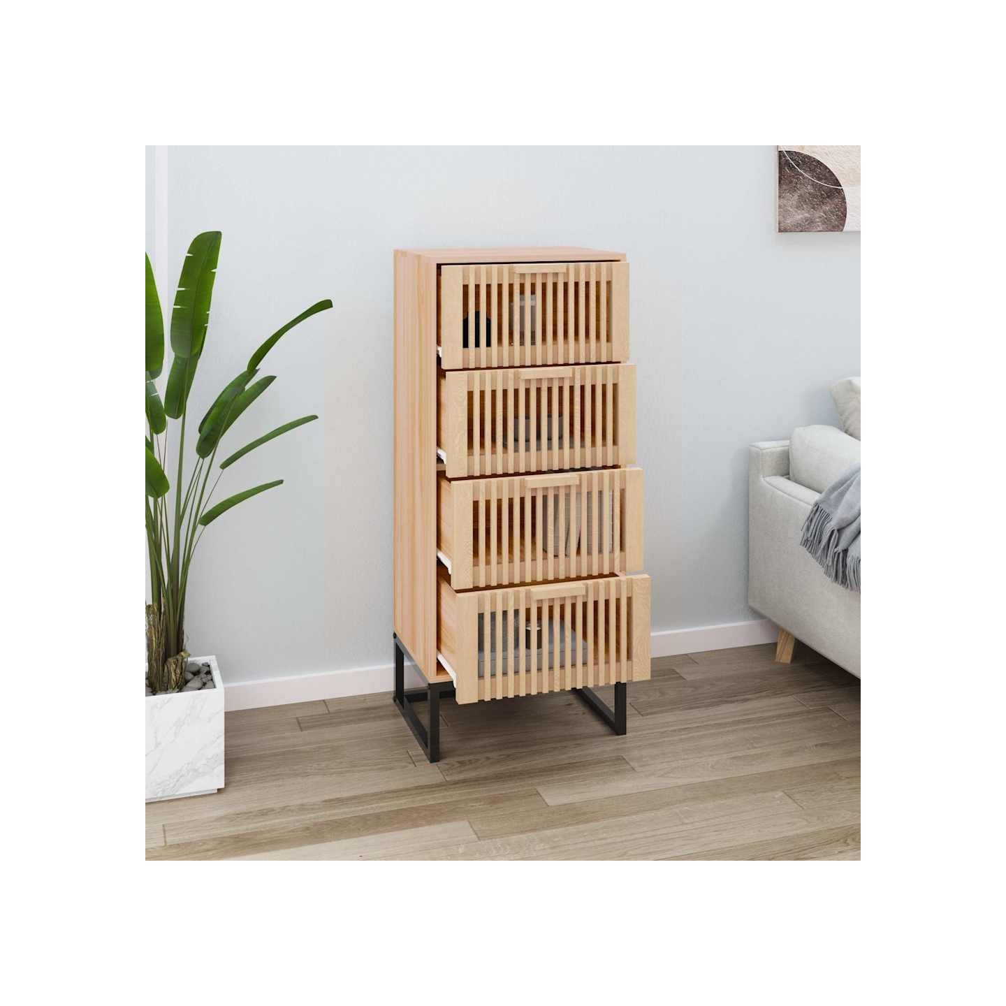 Buffet haut 40x30x95 cm bois d'ingénierie