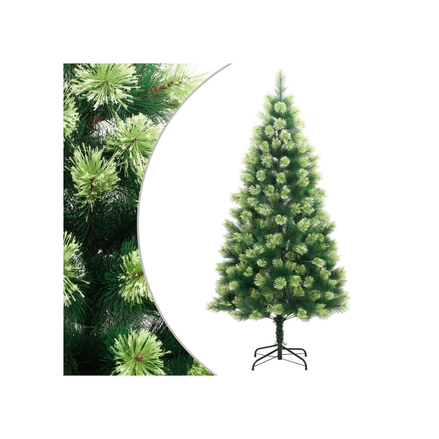 Sapin de Noël artificiel à charnières avec support 240 cm