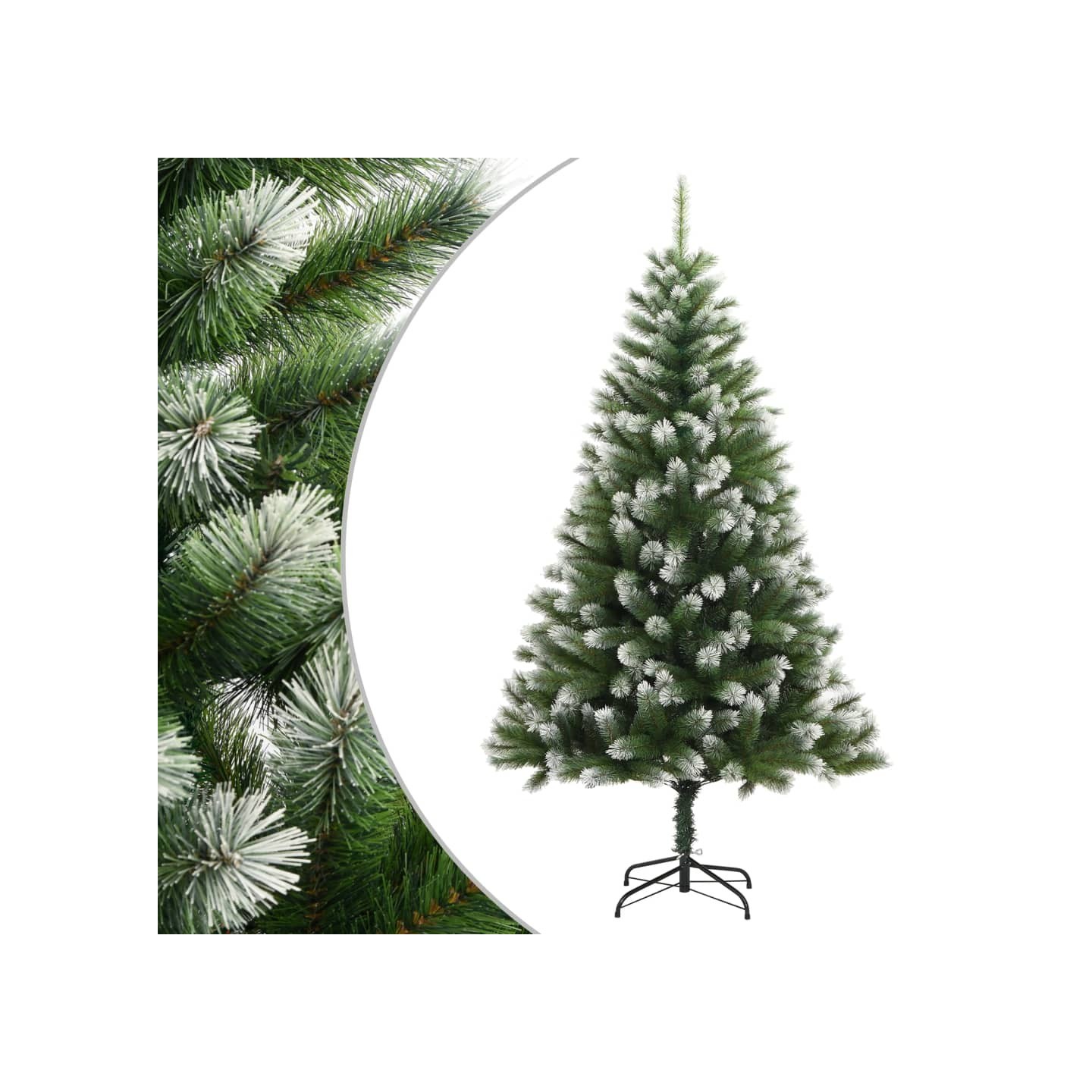 Sapin de Noël artificiel à charnières avec neige floquée 180 cm