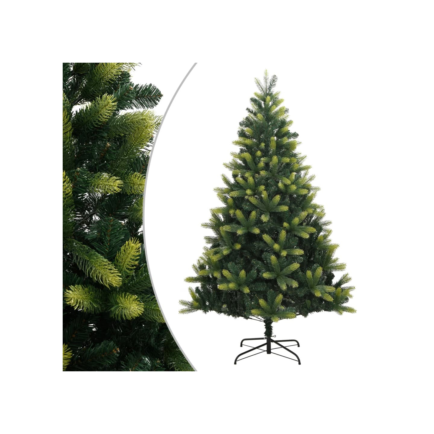 Sapin de Noël artificiel à charnières avec support 180 cm