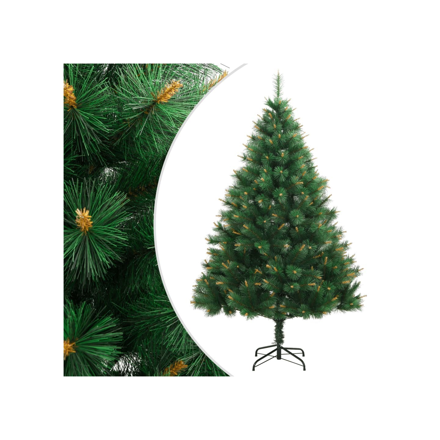 Sapin de Noël artificiel à charnières avec support 210 cm