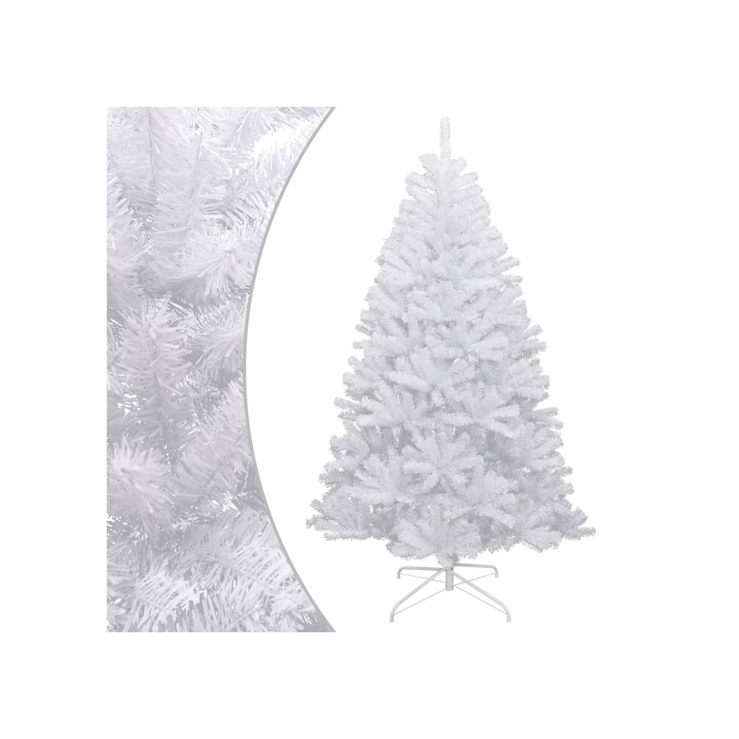 Sapin de Noël artificiel à charnières avec neige floquée 180 cm