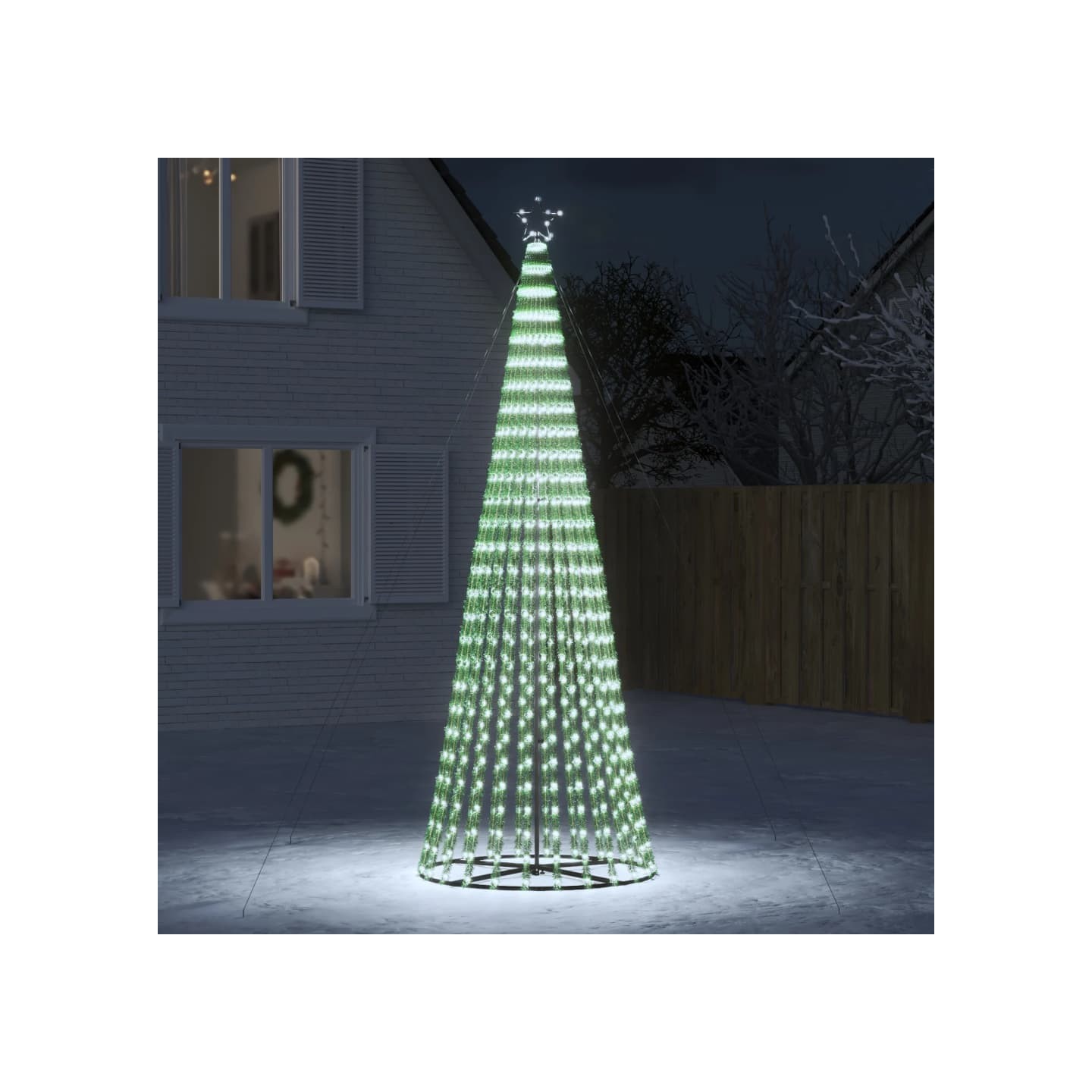 Sapin de Noël à LED 688 LED blanc froid 300 cm