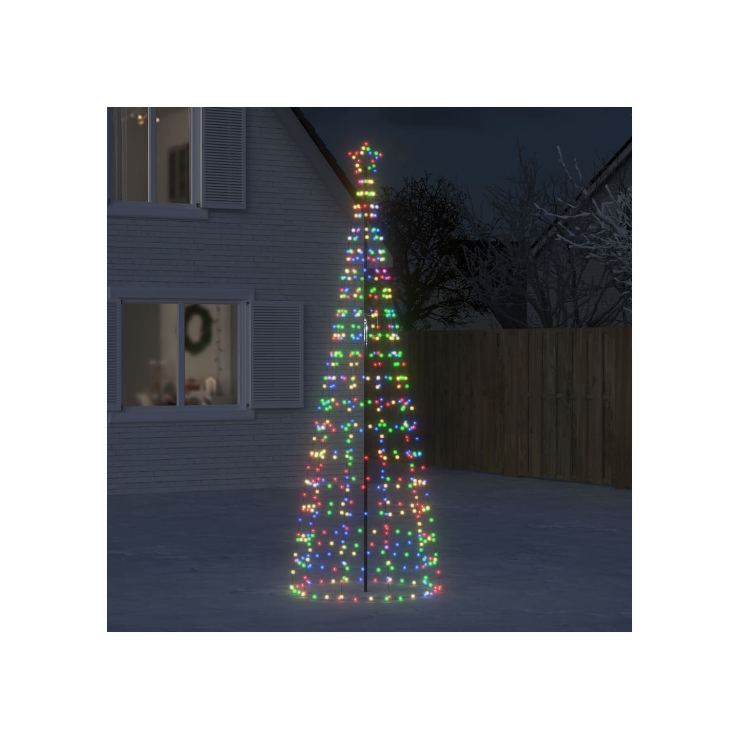 Sapin de Noël à LED avec pointes 570 LED colorées 300 cm