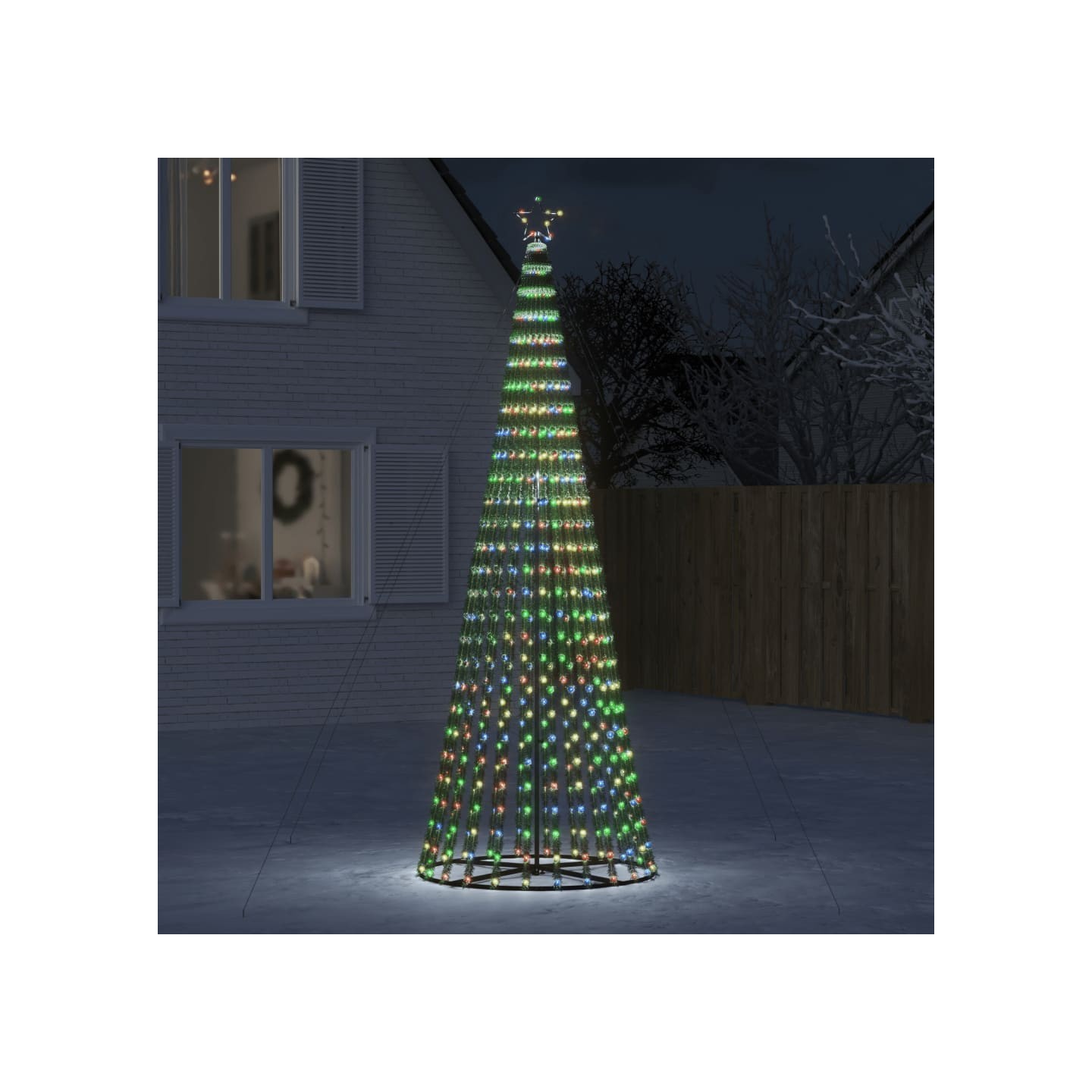 Sapin de Noël à LED 688 LED colorées 300 cm