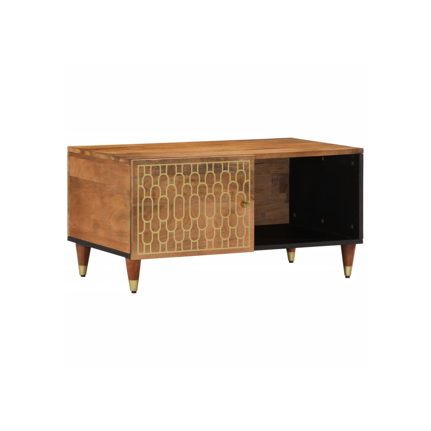 Table basse 80x50x40 cm bois de manguier massif