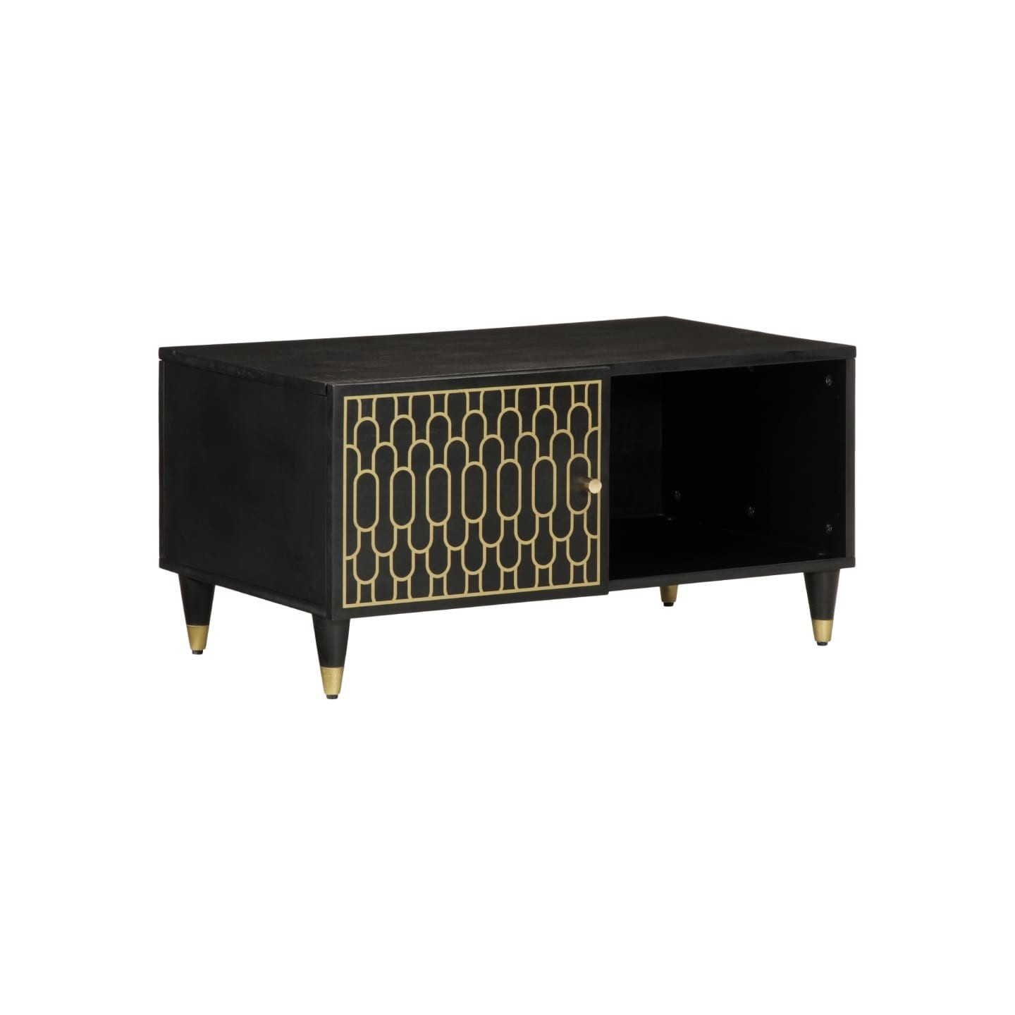 Table basse 80x50x40 cm bois de manguier massif