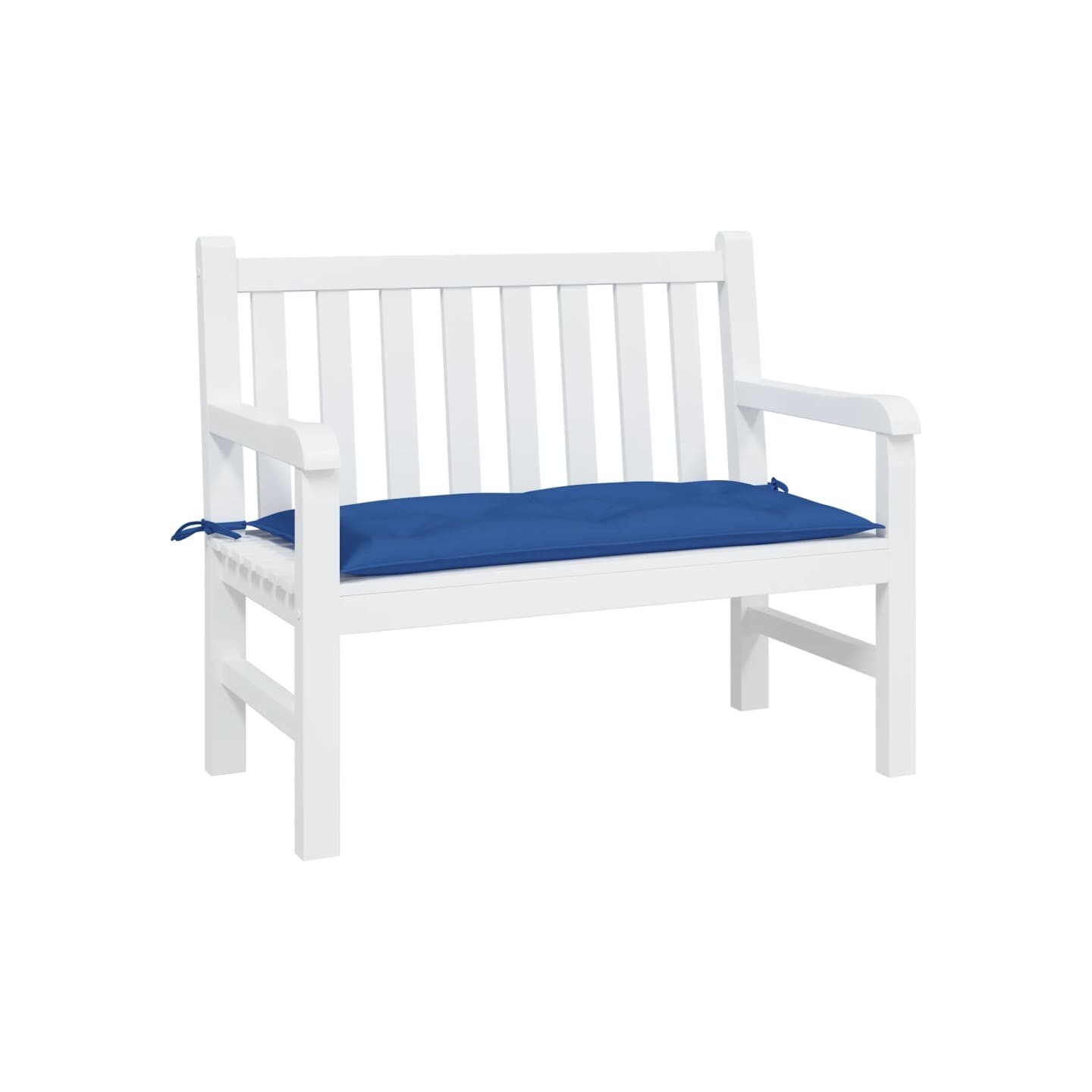 Coussin de banc de jardin bleu royal 100x50x7 cm tissu oxford