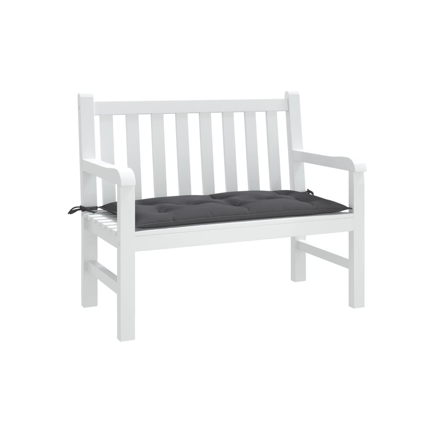Coussin de banc de jardin anthracite 100x50x7 cm tissu oxford