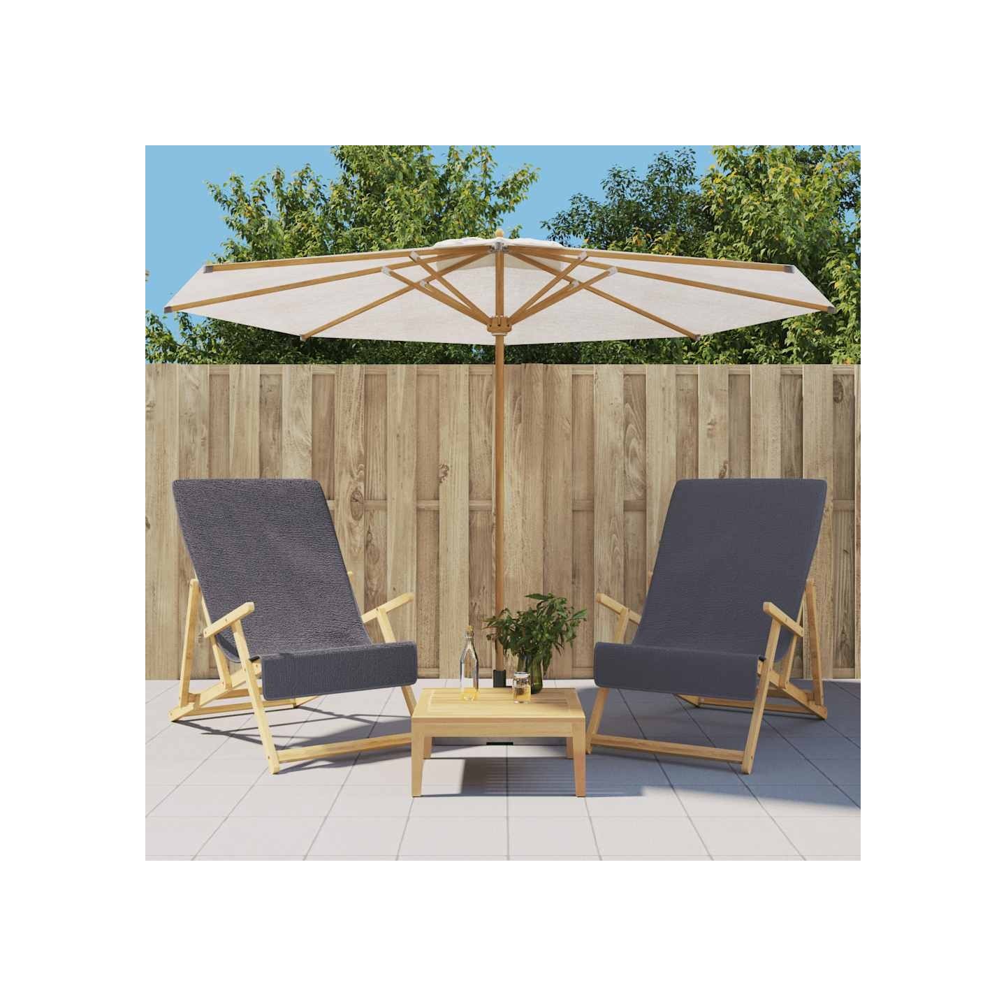 Serviettes de plage 2 pcs anthracite 60x135 cm tissu 400 GSM