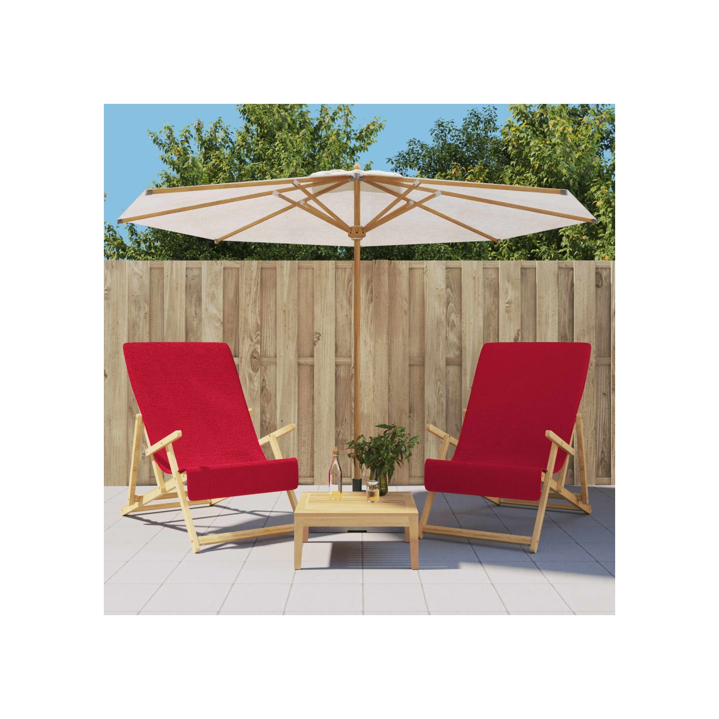 Serviettes de plage 2 pcs bordeaux 60x135 cm tissu 400 GSM