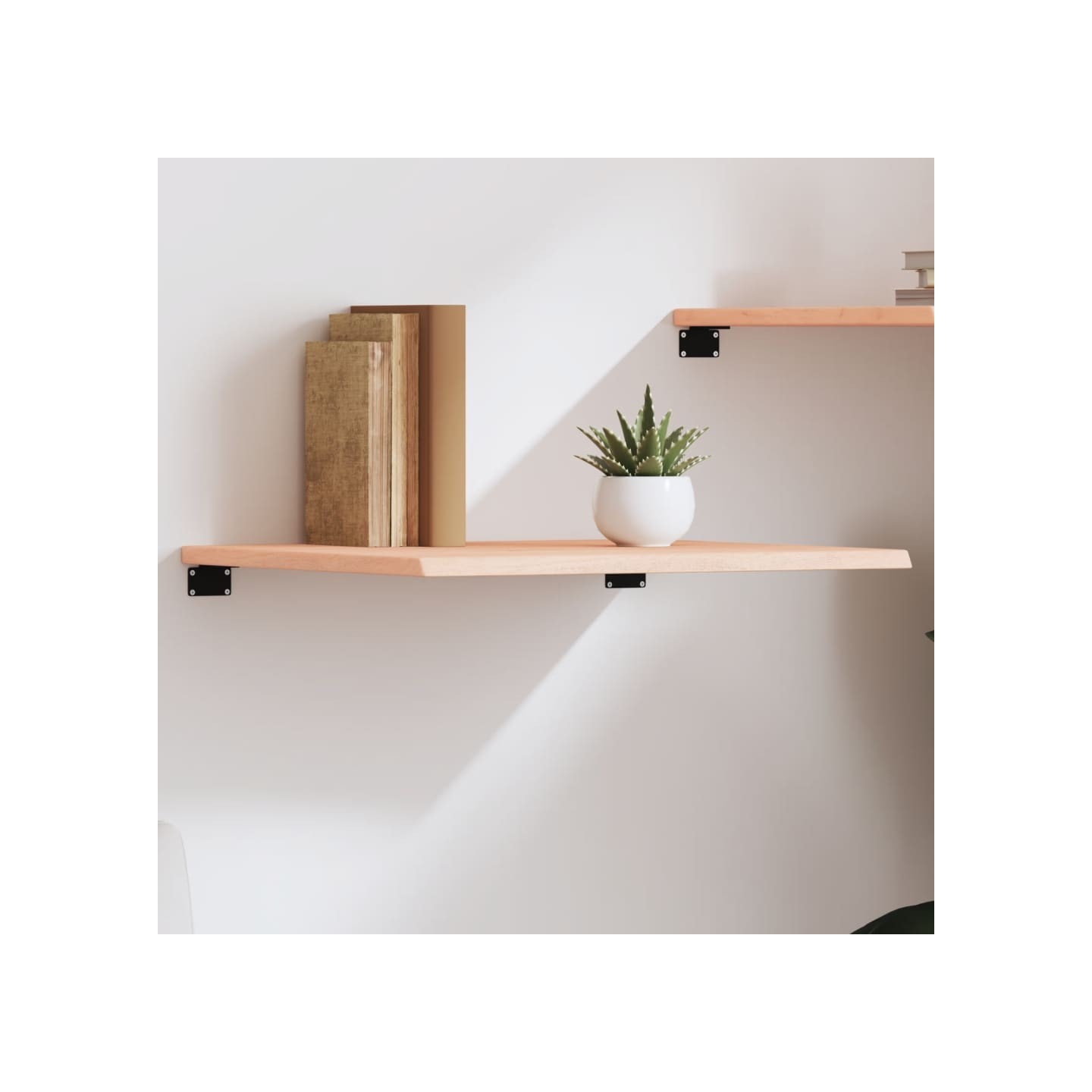 Étagère murale 60x50x2 cm bois de chêne massif non traité