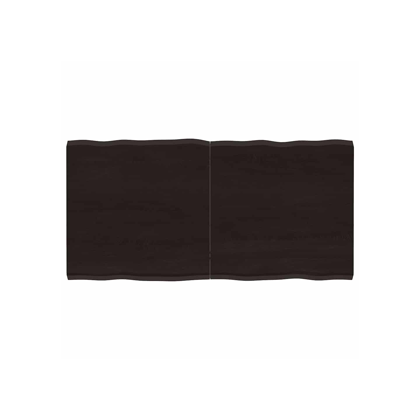 Dessus de table bois massif traité bordure assortie