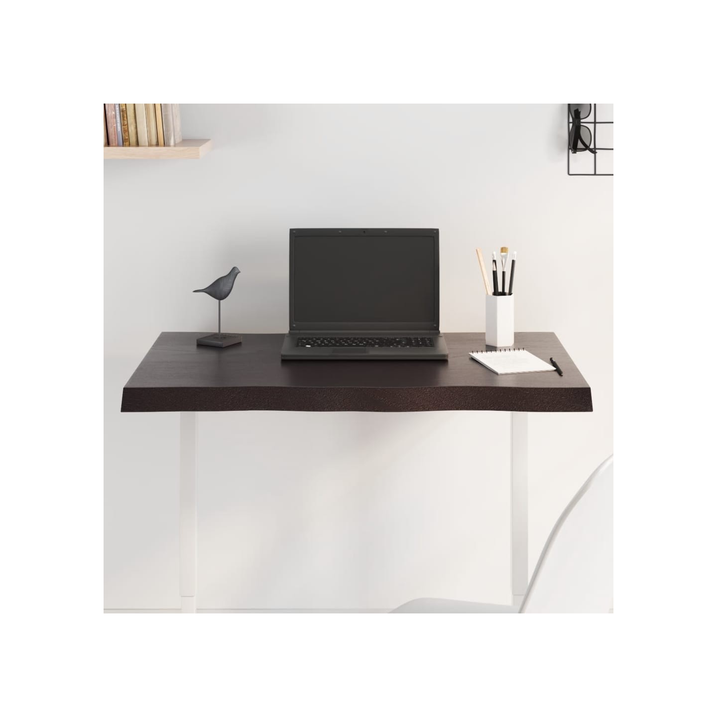 Dessus de table bois massif traité bordure assortie