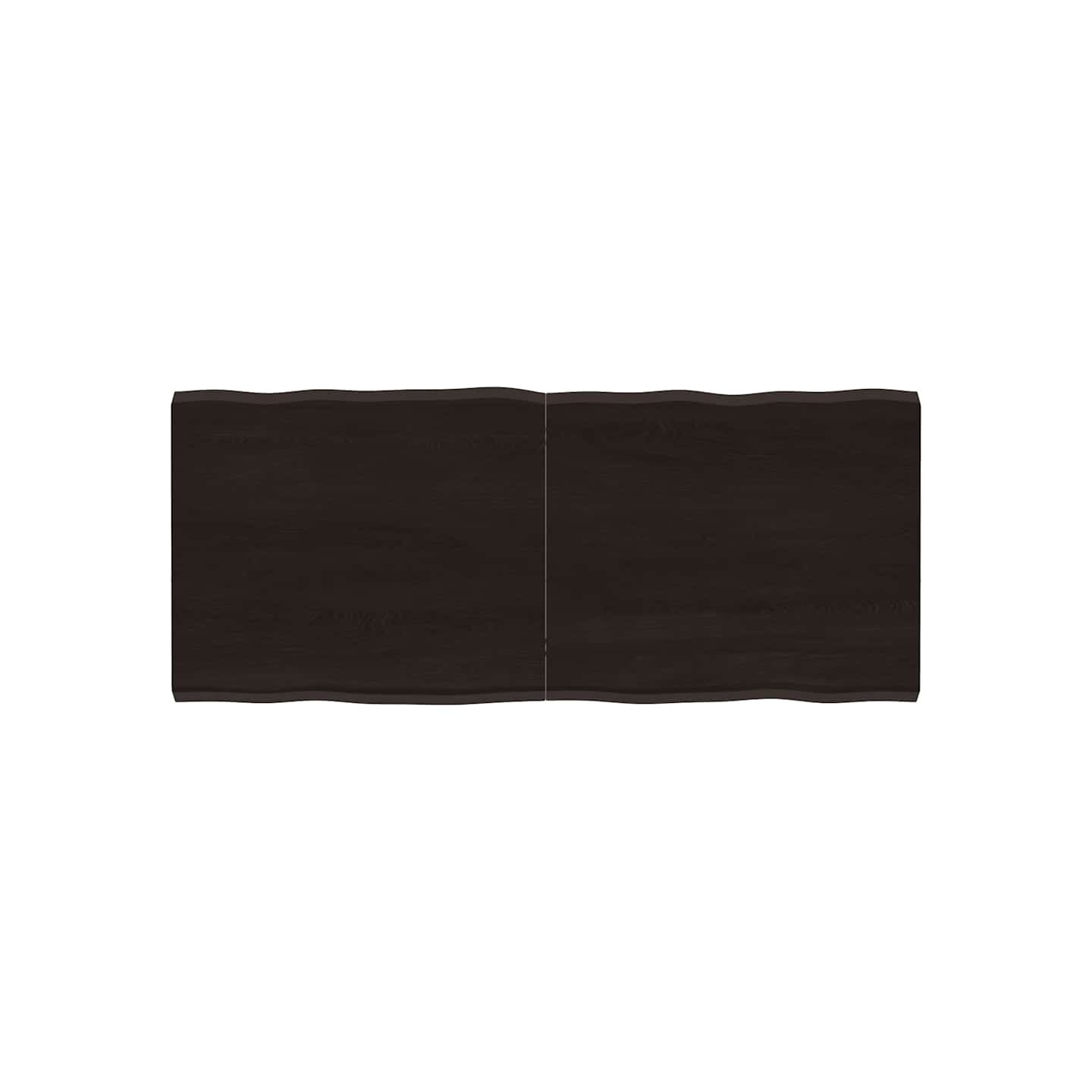 Dessus de table bois massif traité bordure assortie