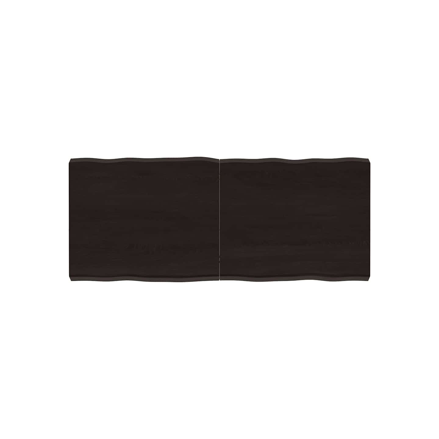Dessus de table bois massif traité bordure assortie
