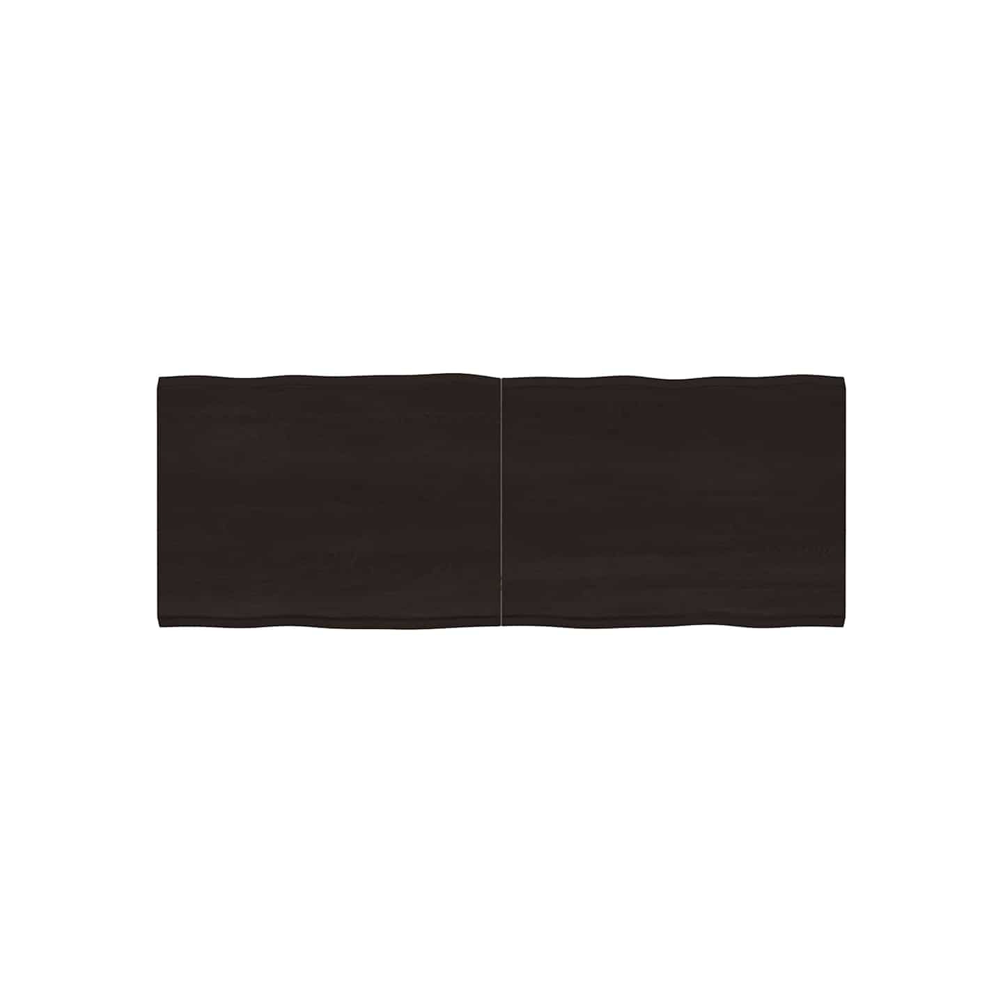 Dessus de table bois massif traité bordure assortie
