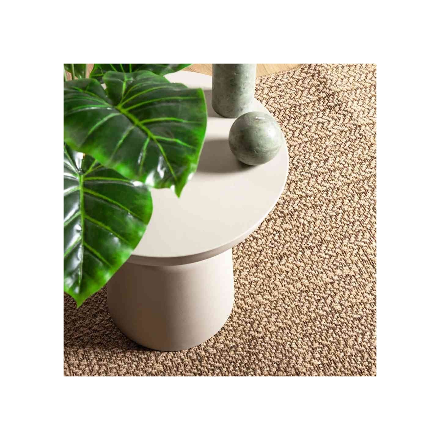 Tapis ZIZUR 120x170 cm aspect de jute intérieur et extérieur
