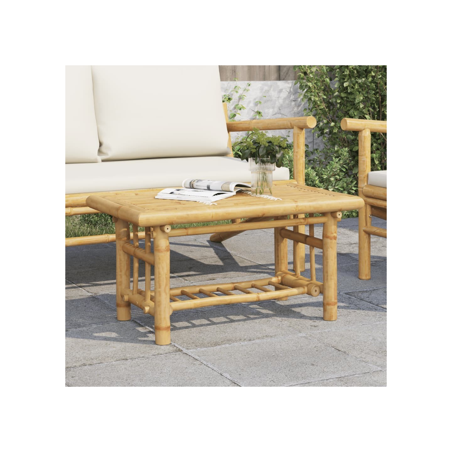 Table basse 70x45x36 cm bambou